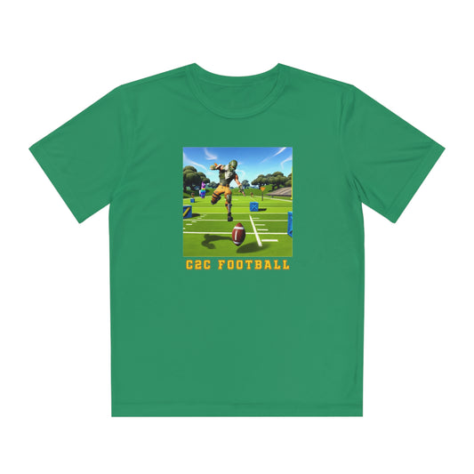 Football Gamer Youth Moisture-Wicking  Tee