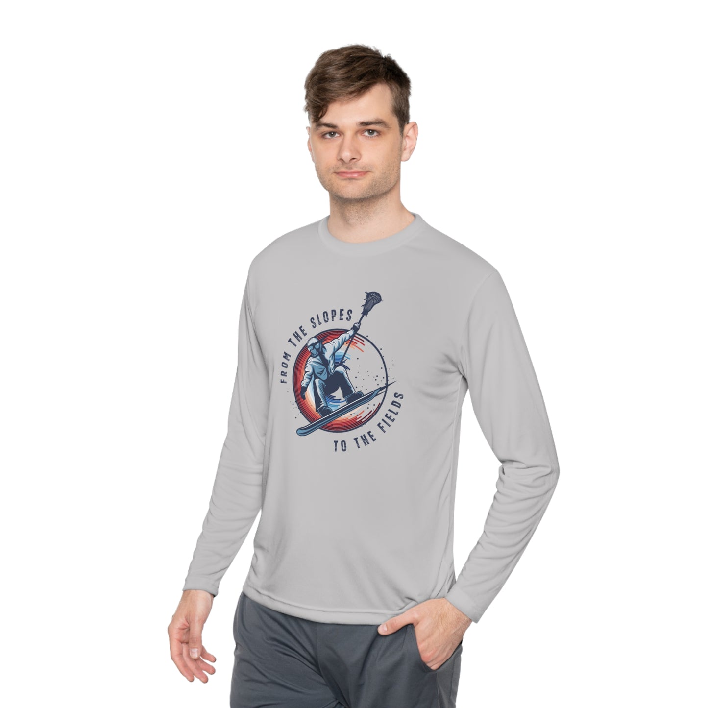 Men's Snowboarding Lax Lightweight Long Sleeve Tee