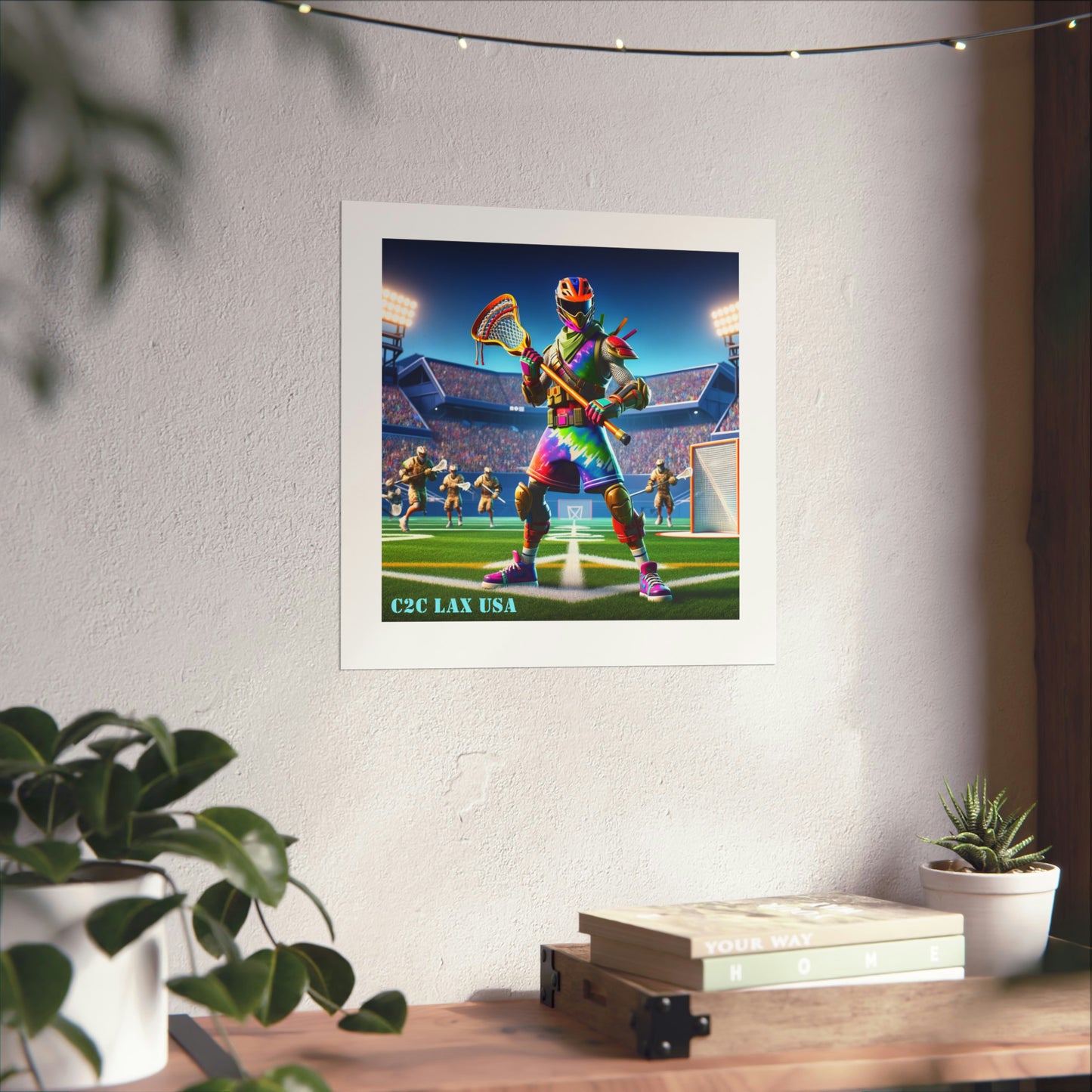 LAX GAMER Matte Vertical Posters