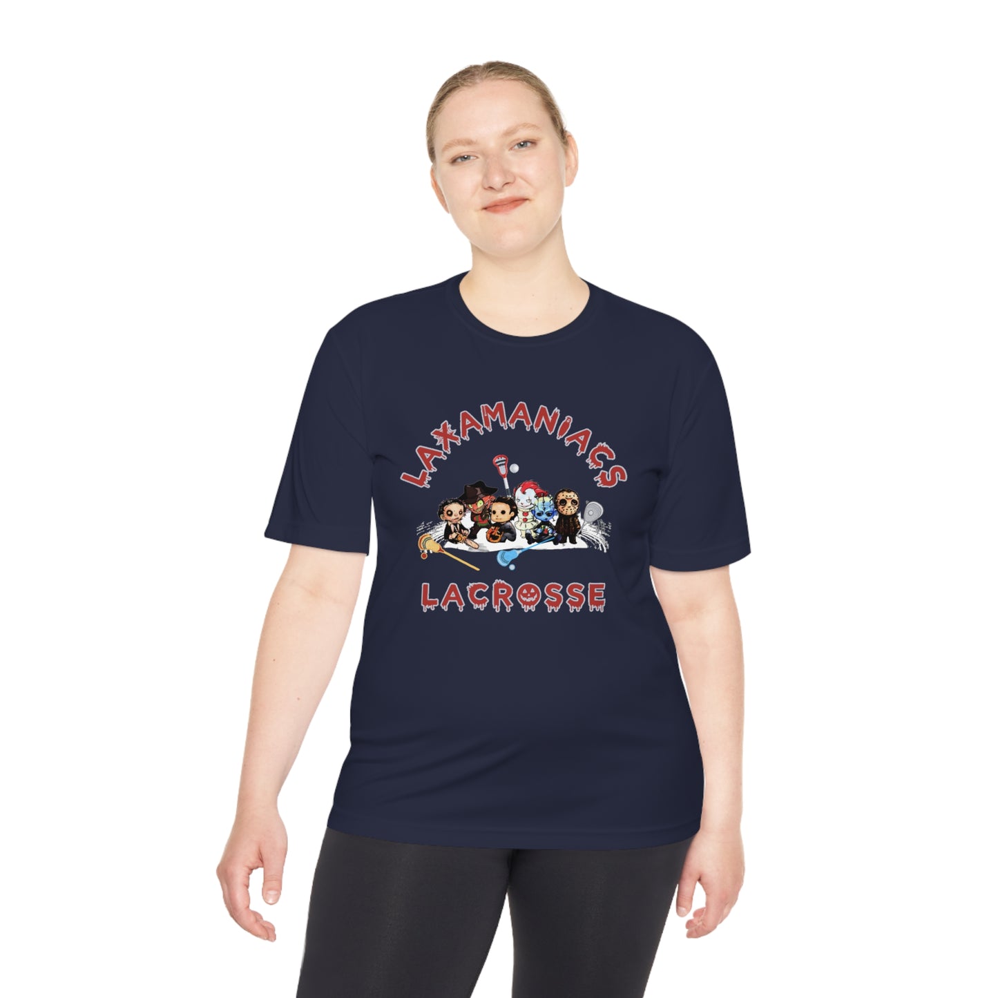 Halloween Lacrosse Club Unisex Moisture Wicking Tee