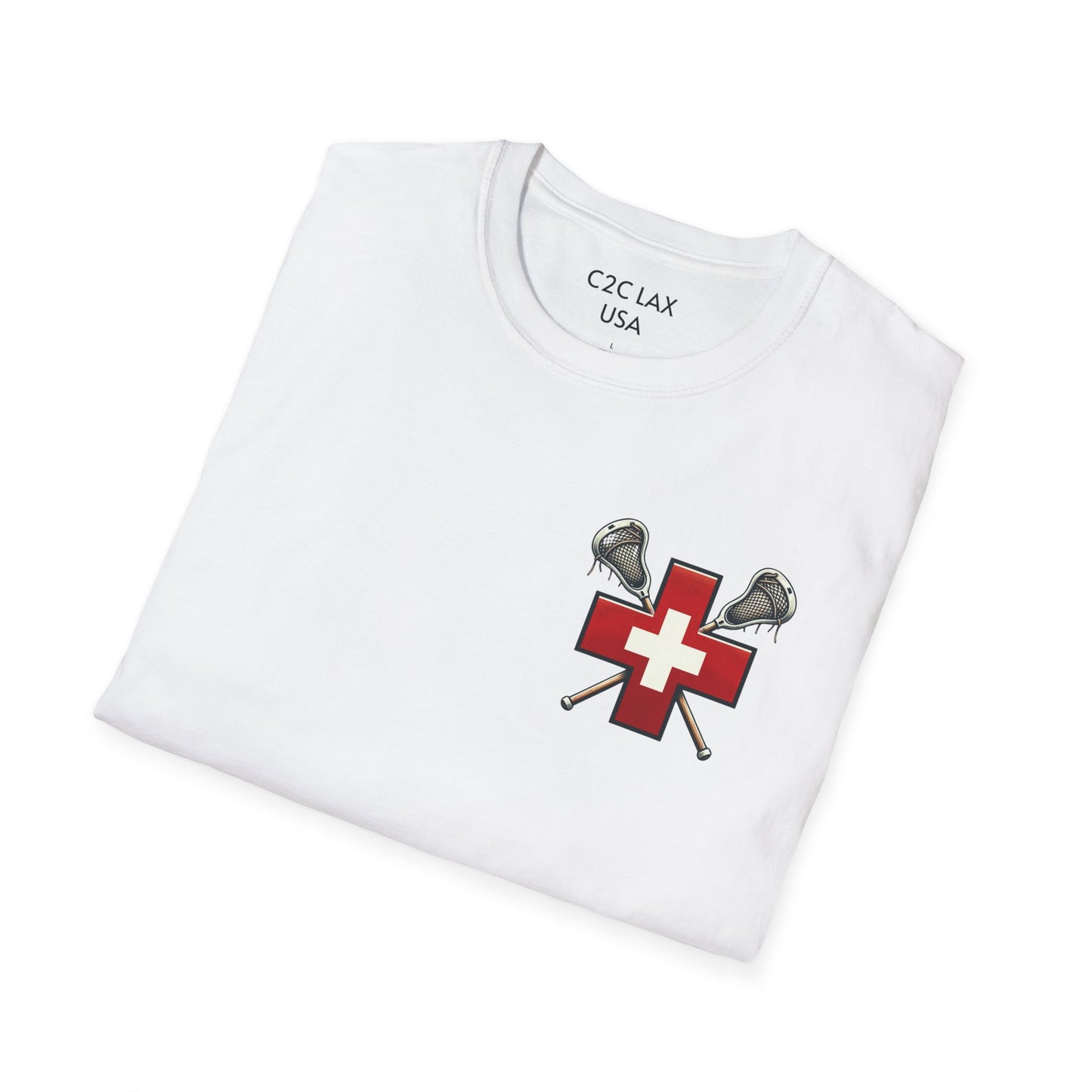 Red White and Bruised Unisex Softstyle T-Shirt