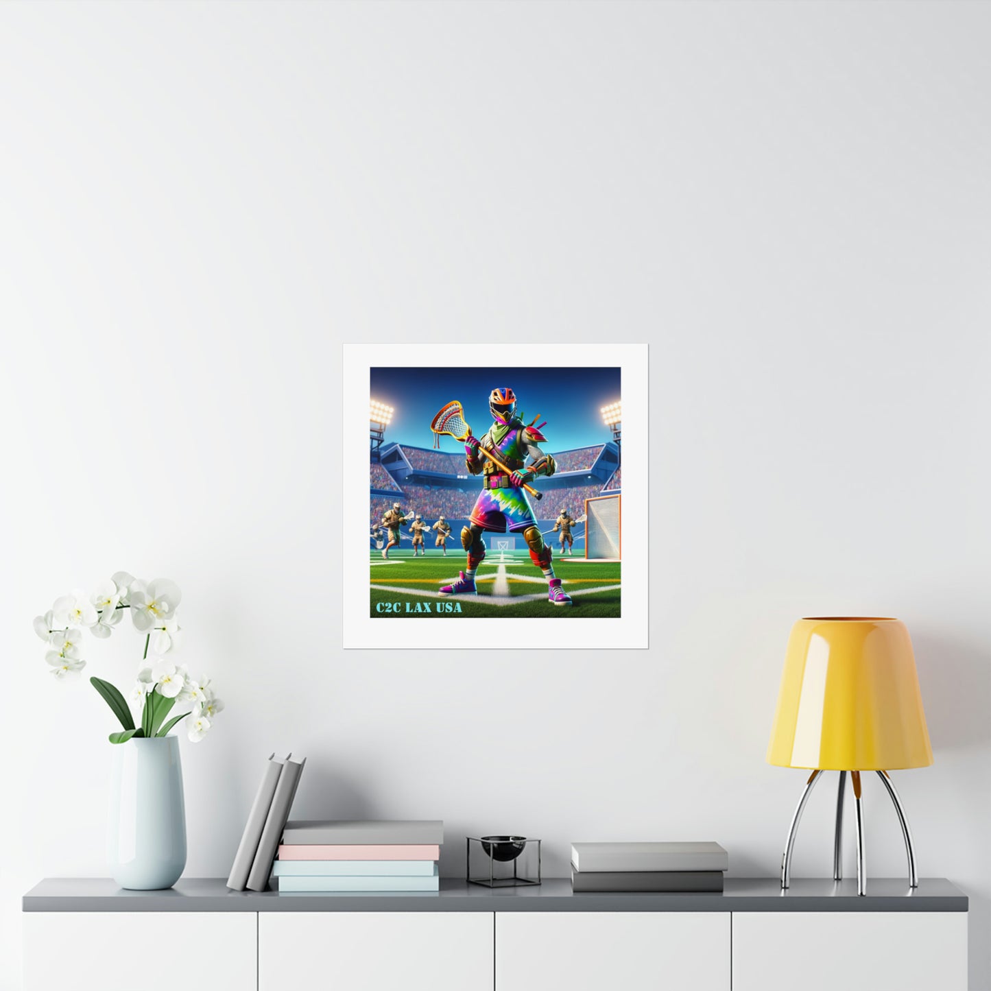 LAX GAMER Matte Vertical Posters