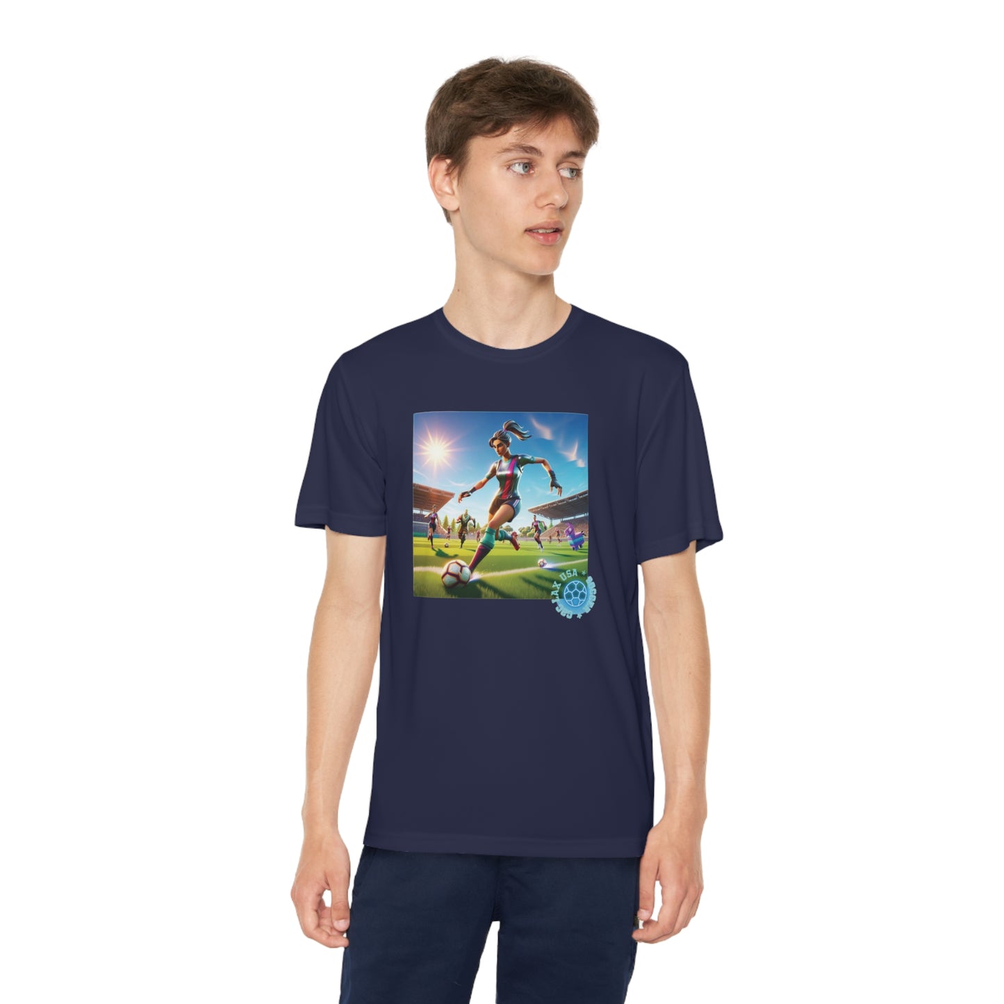 Soccer Gamer Youth Competitor Tee