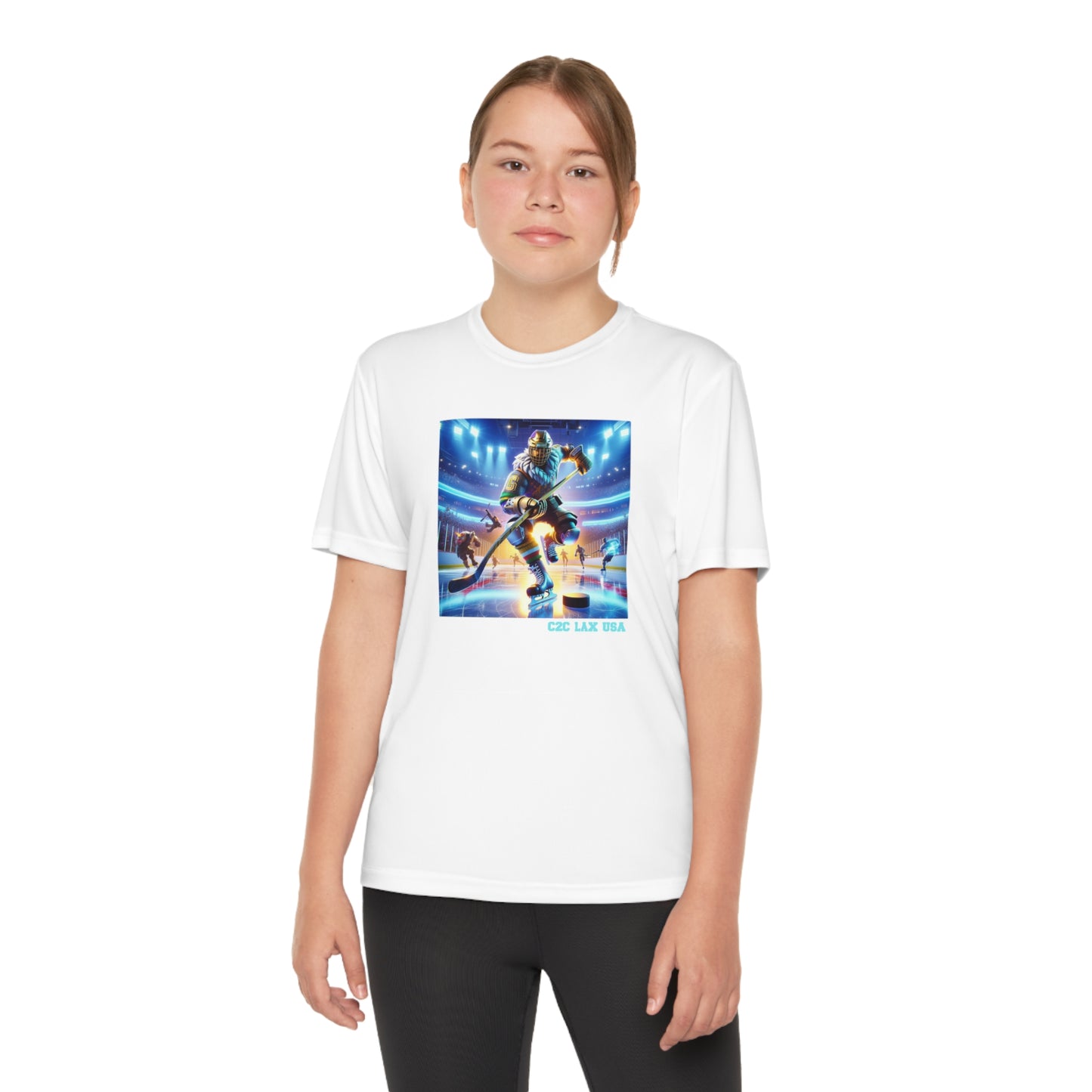 Gamer Ice Hockey Youth Moisture Wicking Tee