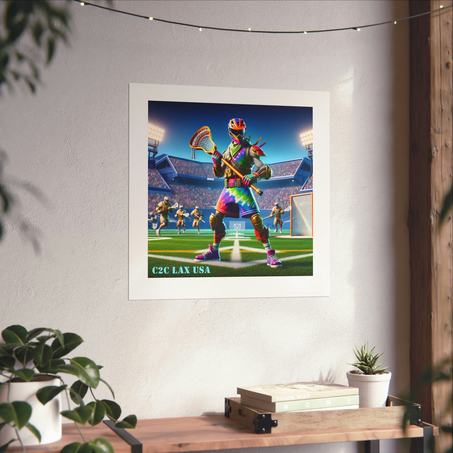 LAX GAMER Matte Vertical Posters