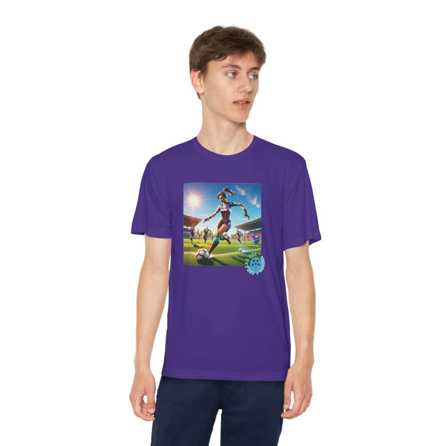 Soccer Gamer Youth Competitor Tee