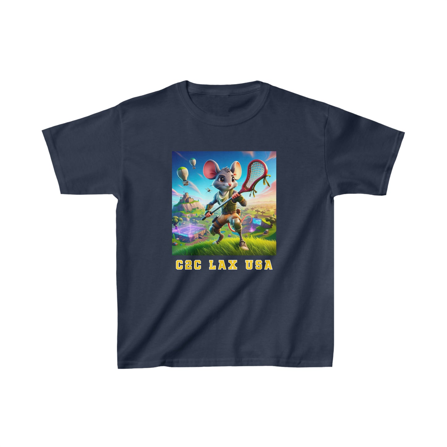 Gamer Mouse Lax Kids Heavy Cotton™ Tee