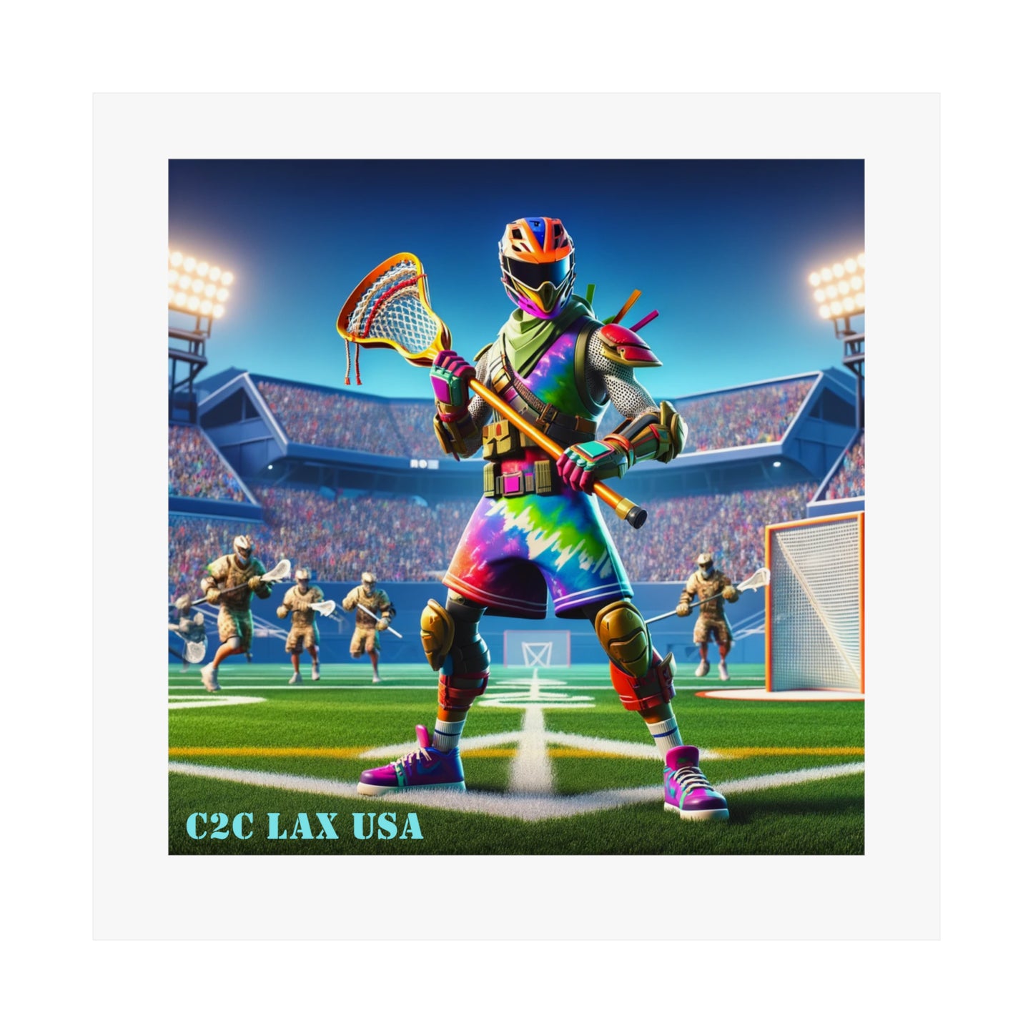 LAX GAMER Matte Vertical Posters