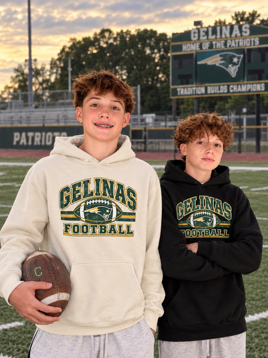 Gelinas Patriots Football Team Spirit Hoodie