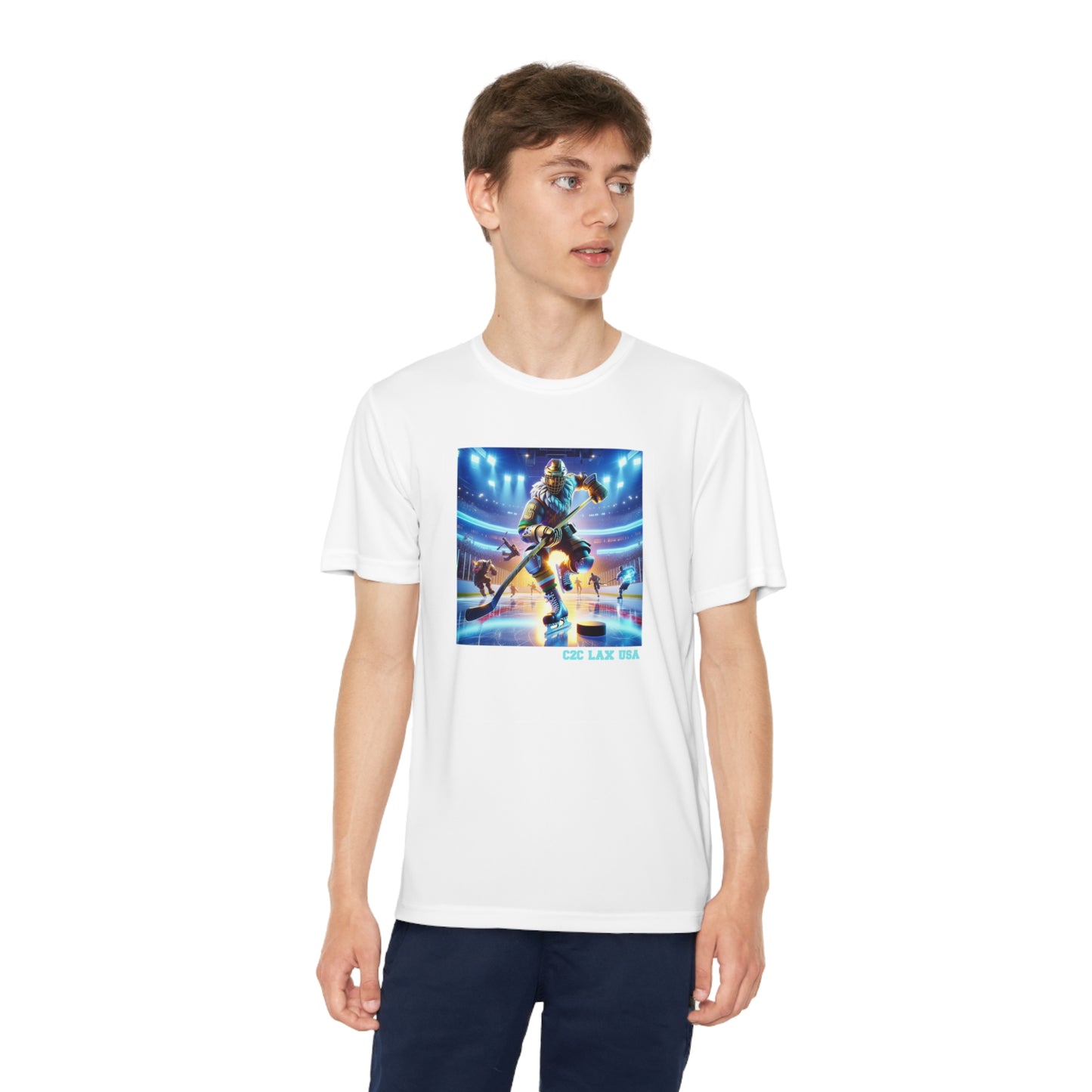 Gamer Ice Hockey Youth Moisture Wicking Tee