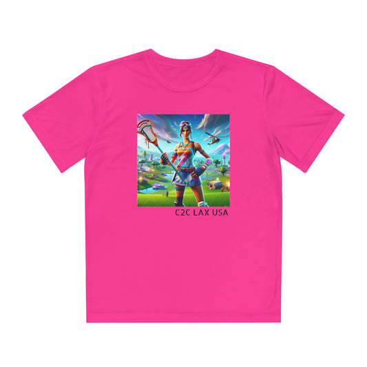 Video Game Lacrosse Youth Tee