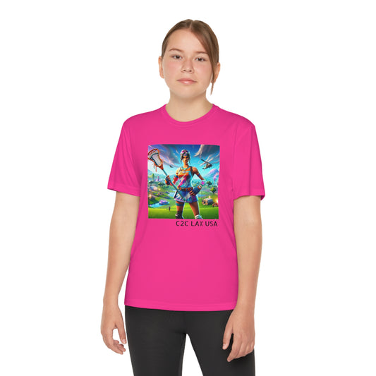 Video Game Lacrosse Youth Tee