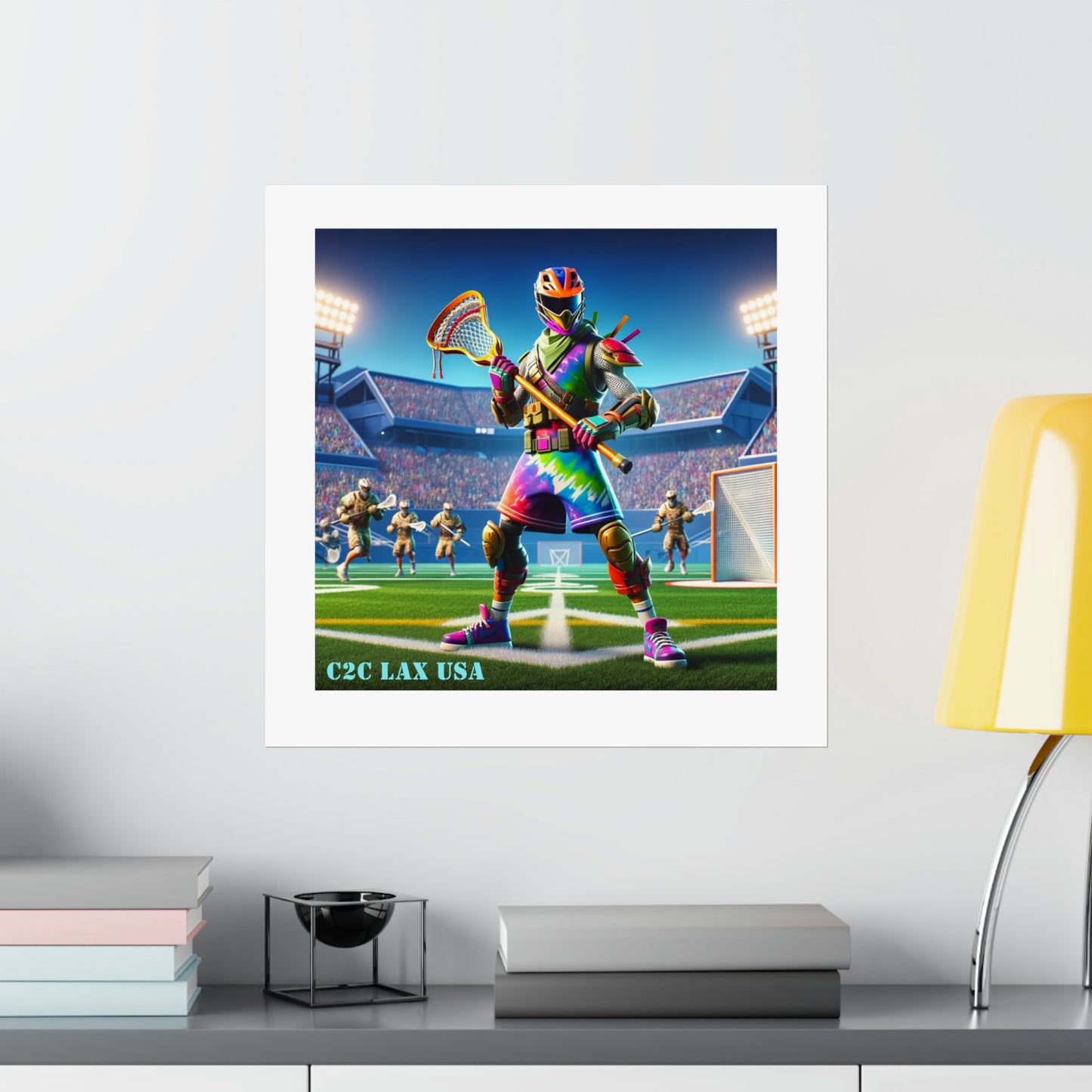 LAX GAMER Matte Vertical Posters