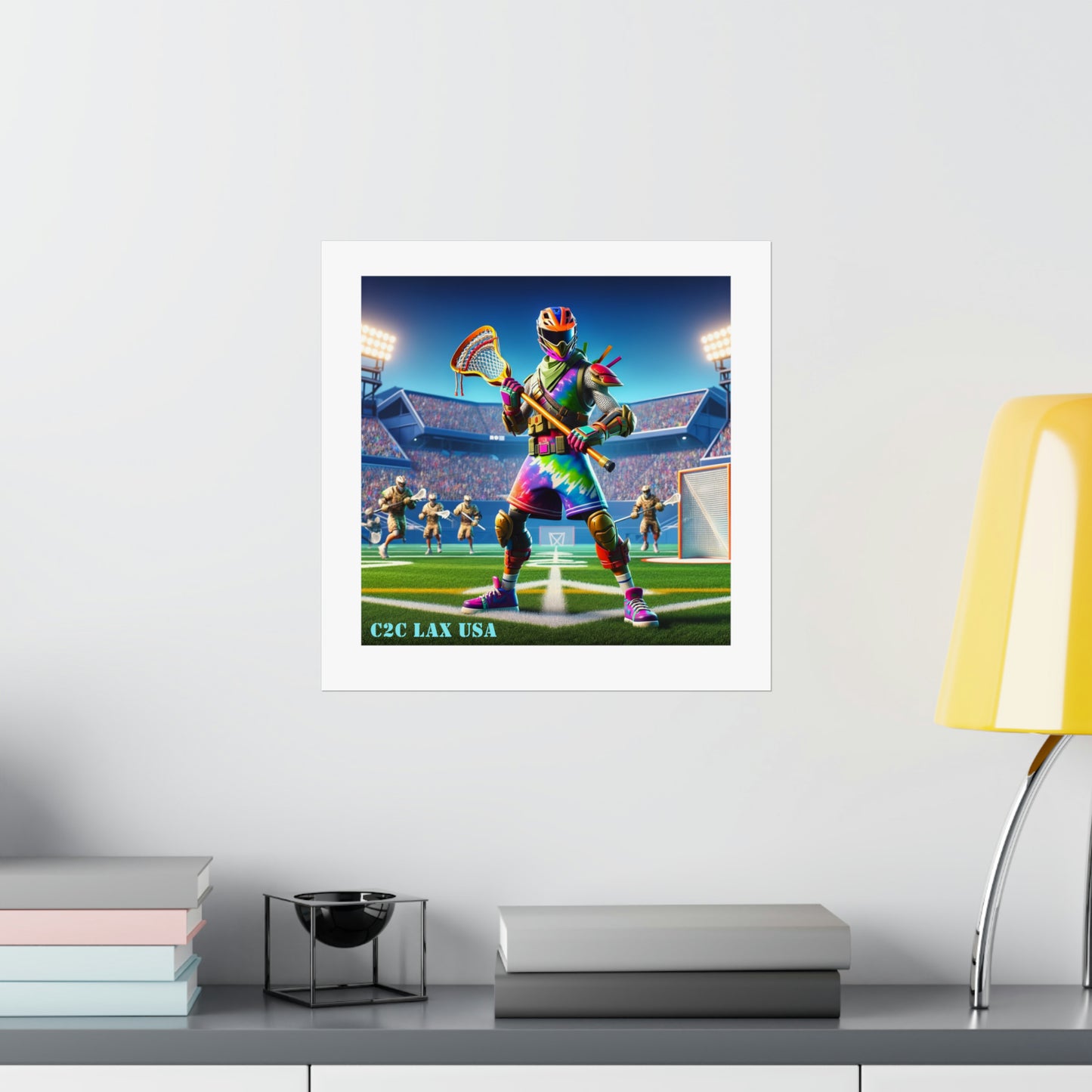 LAX GAMER Matte Vertical Posters