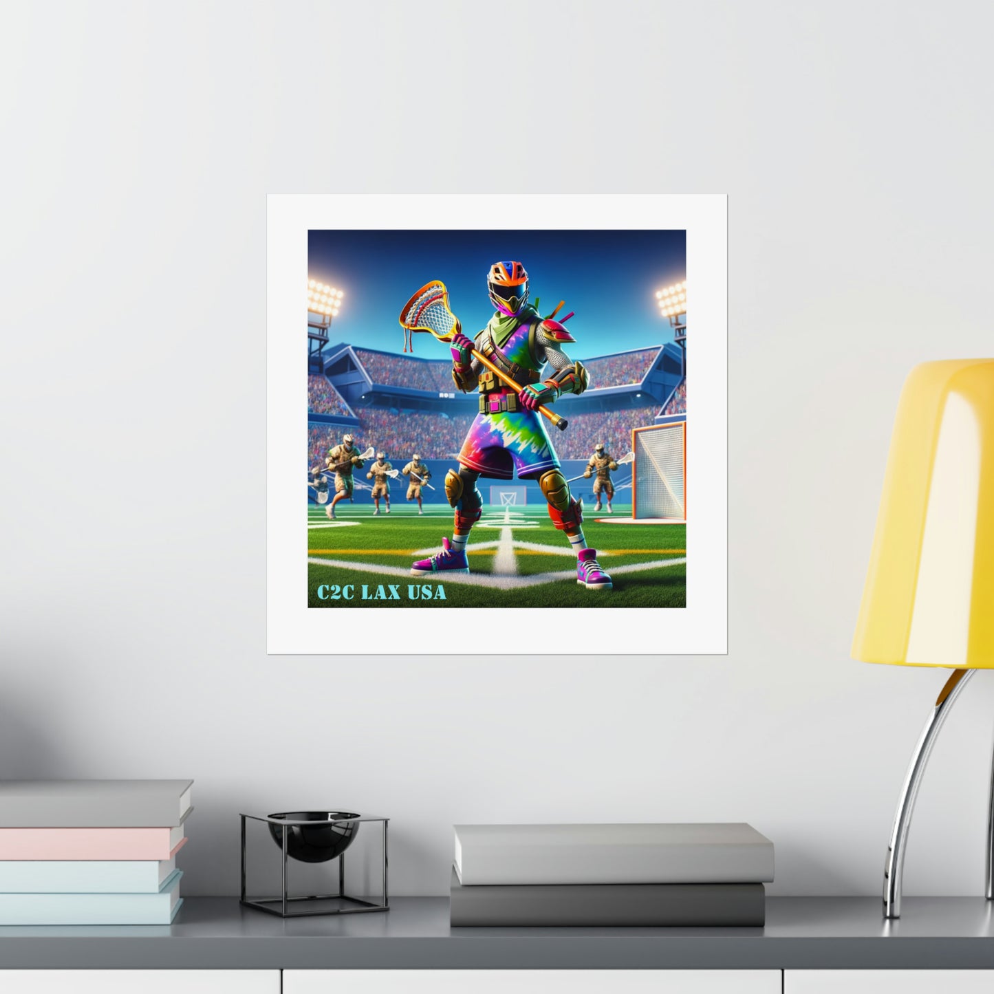 LAX GAMER Matte Vertical Posters