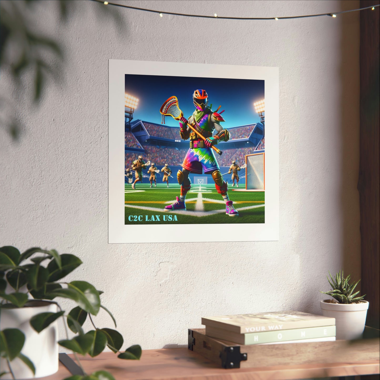 LAX GAMER Matte Vertical Posters