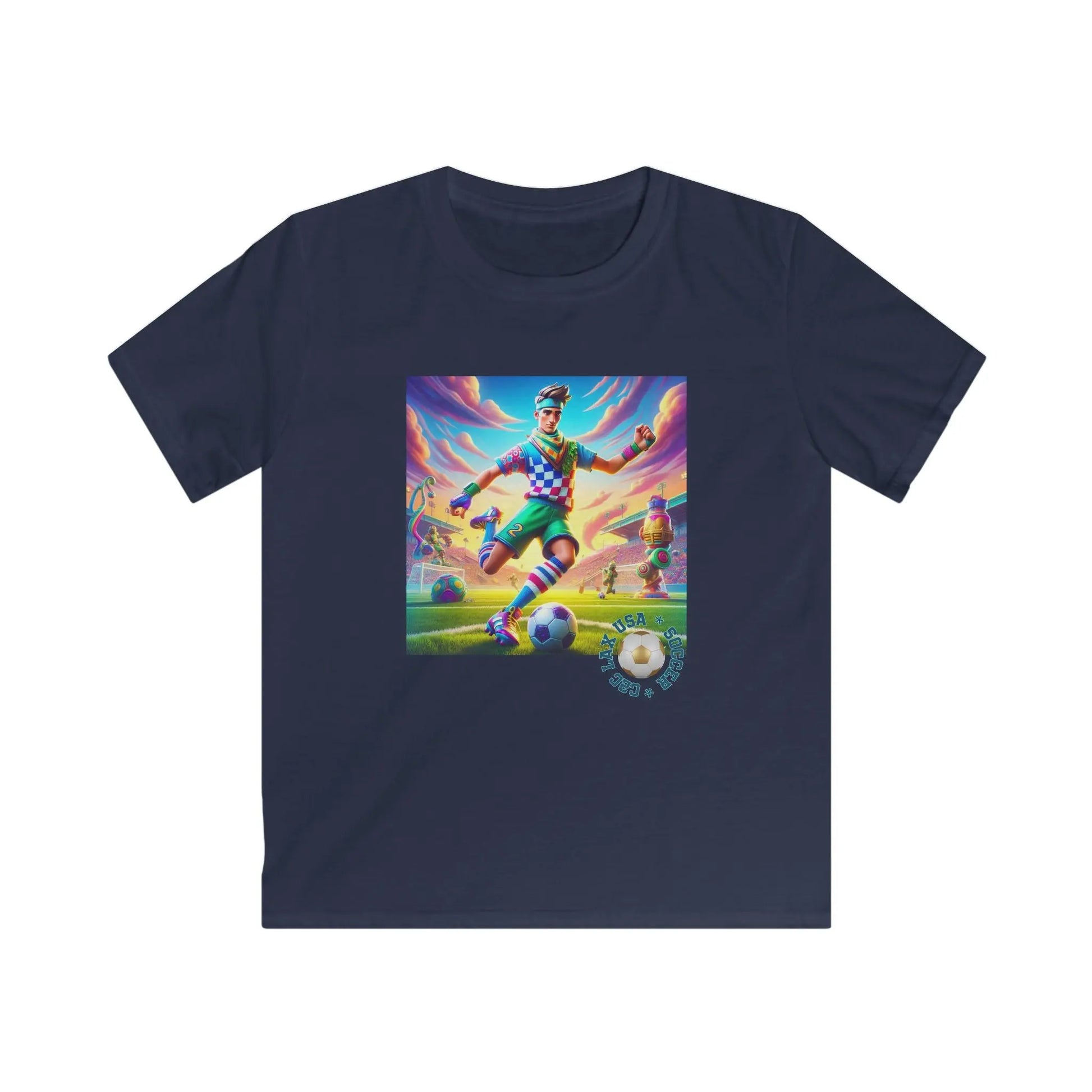 Gamer Soccer Dude  Tee Printify