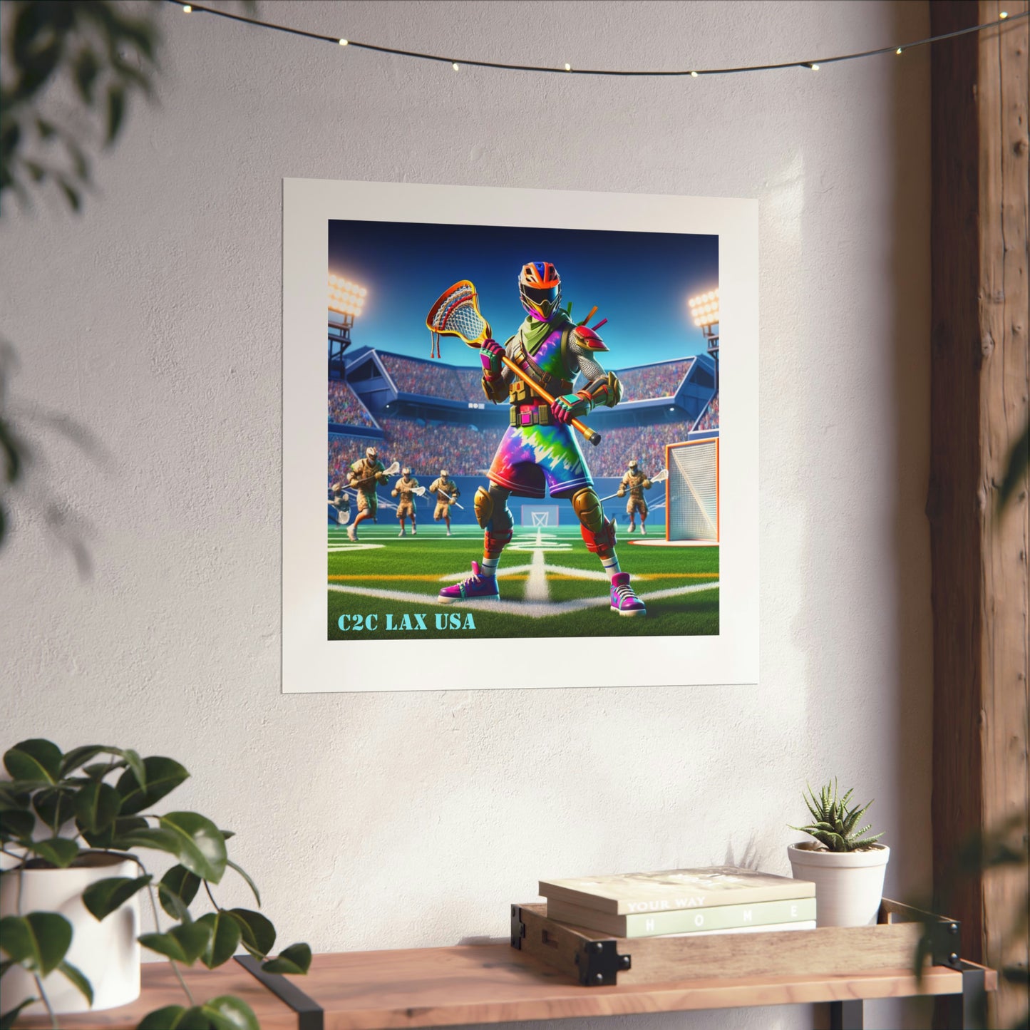 LAX GAMER Matte Vertical Posters