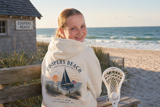 Coopers Beach Lacrosse Hoodie | Southampton NY | C2CLAXUSA