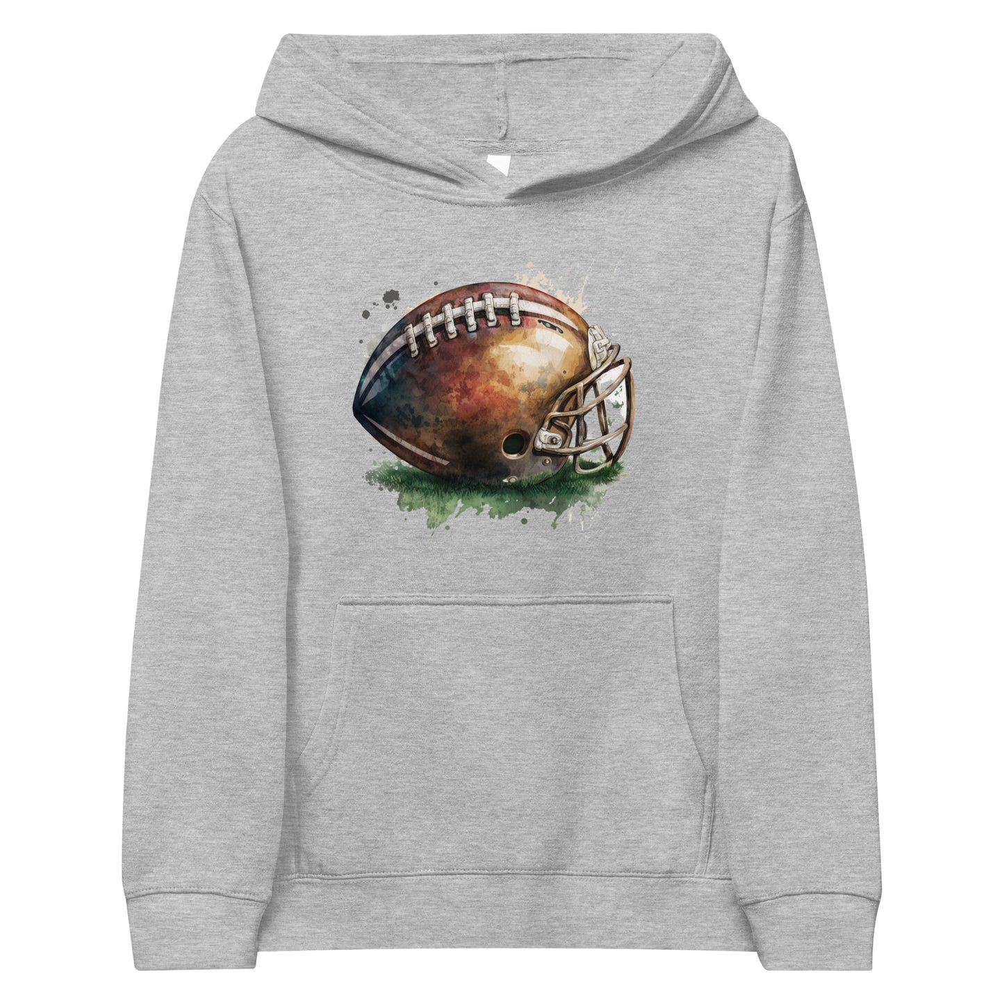 Kids Football Paint fleece hoodie