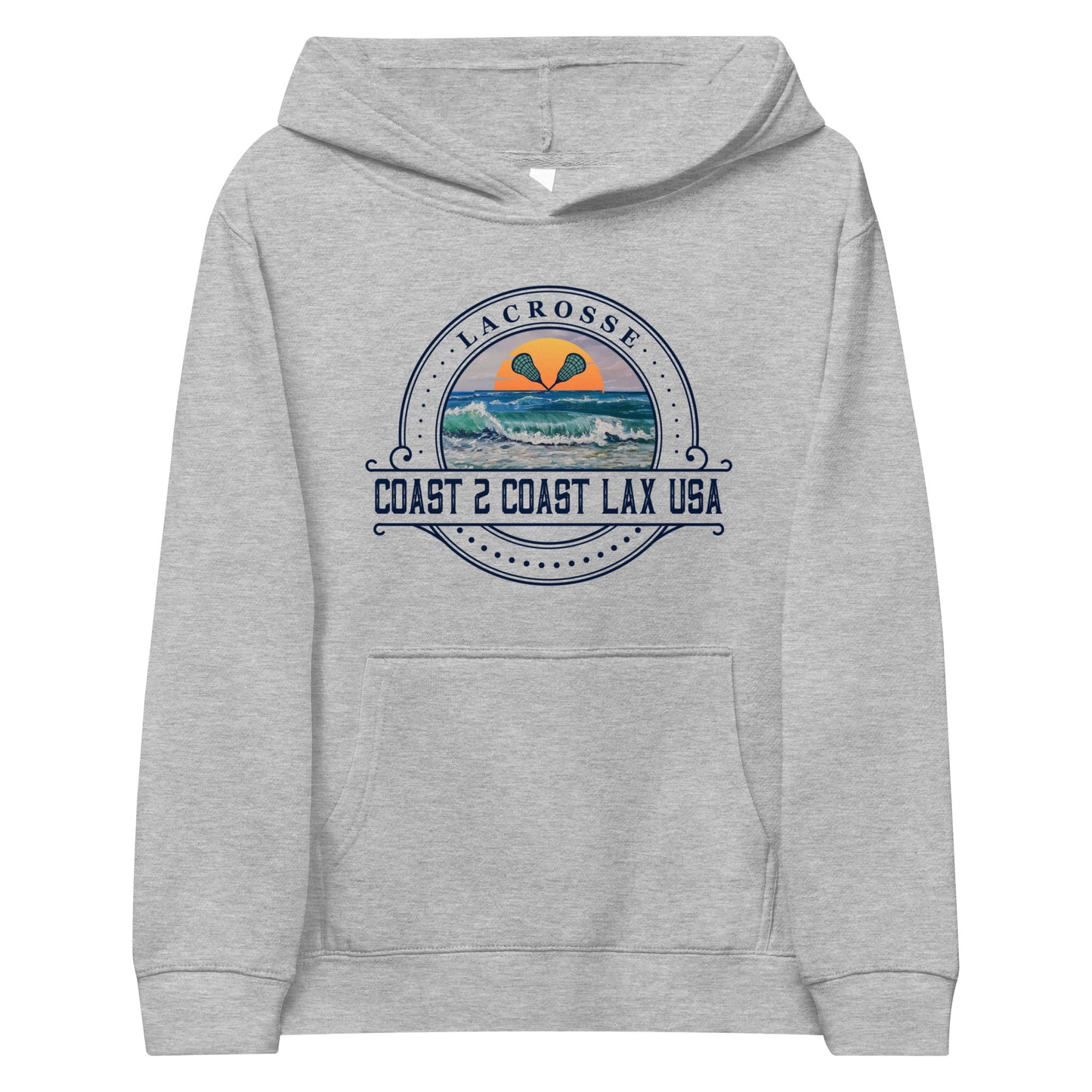 Kids C2C Logo fleece hoodie