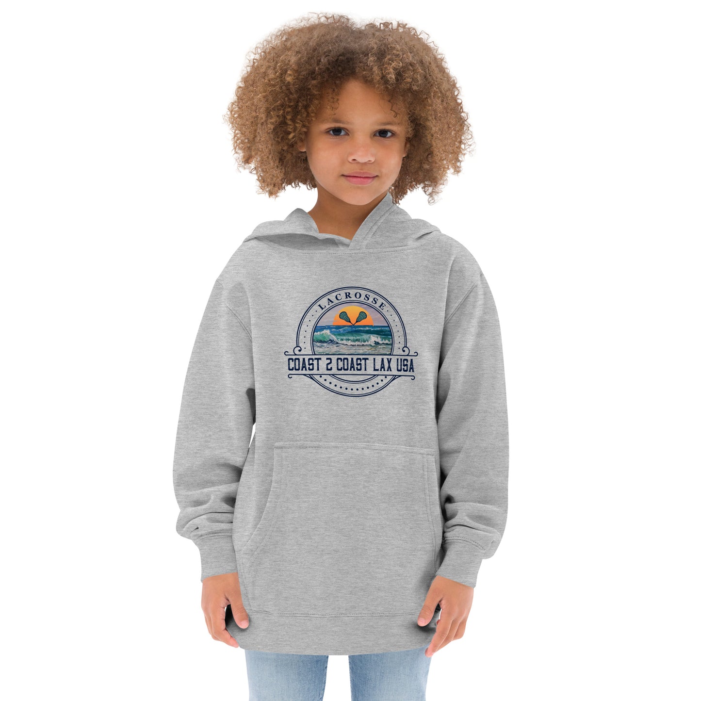 Kids C2C Logo fleece hoodie