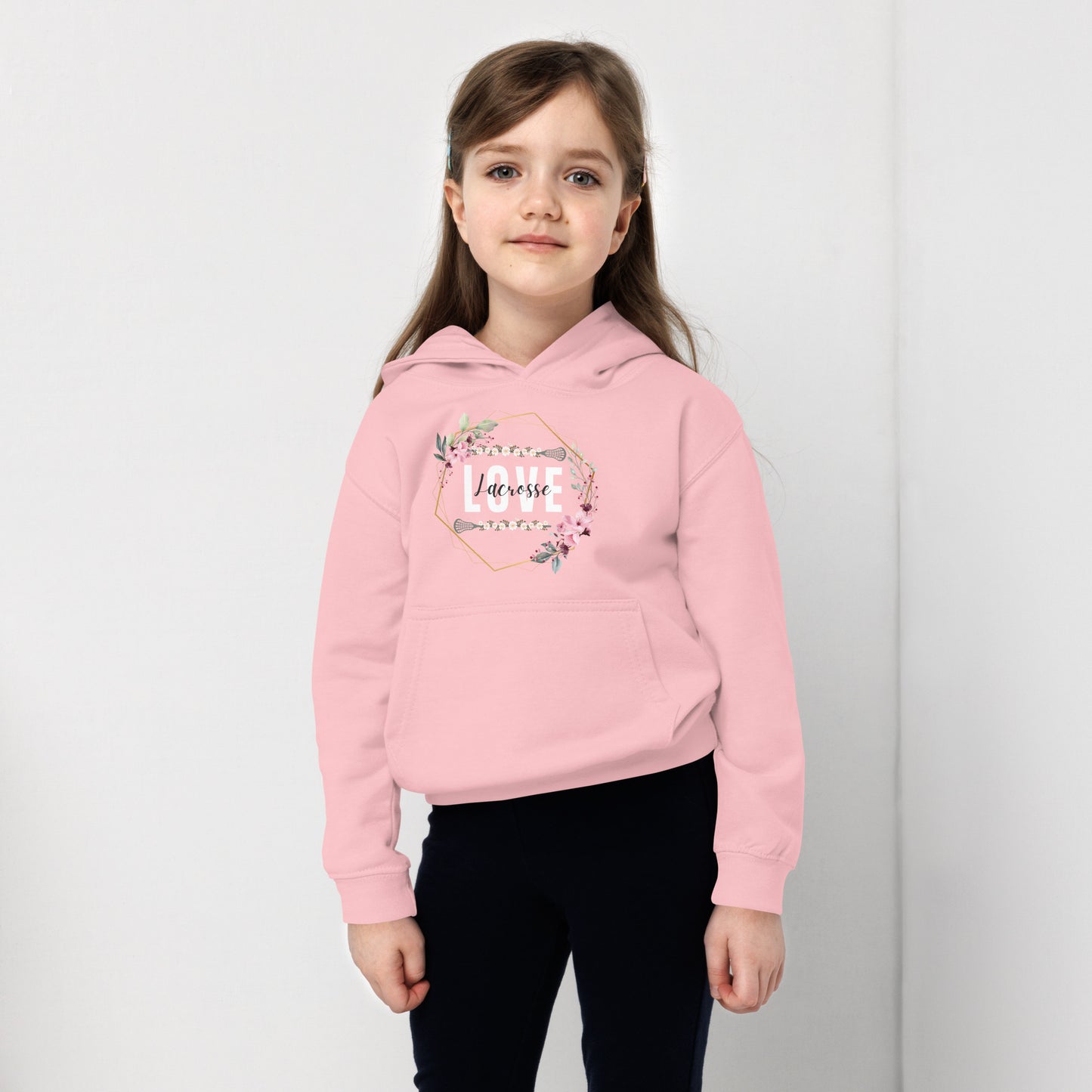 Love Lacrosse Kids Hoodie