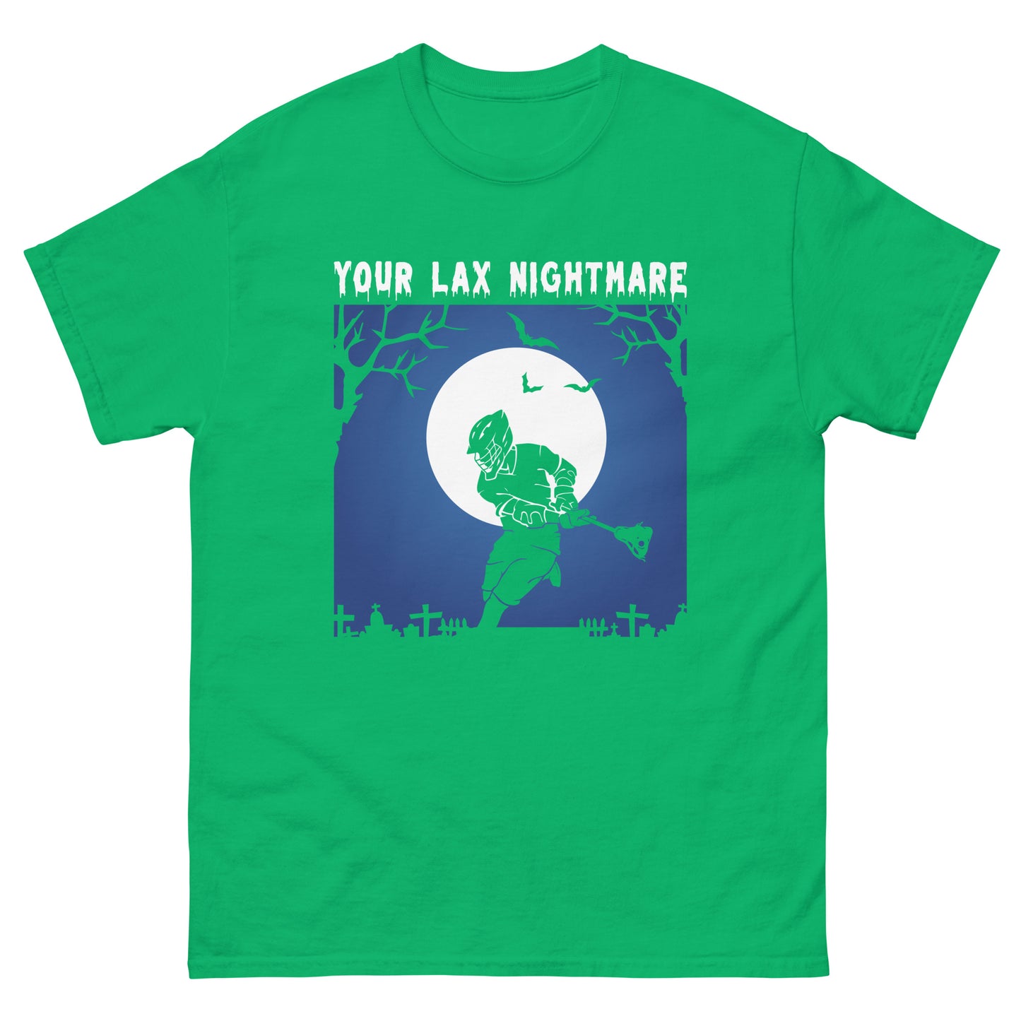 Halloween Lacrosse Nightmare Men's classic tee