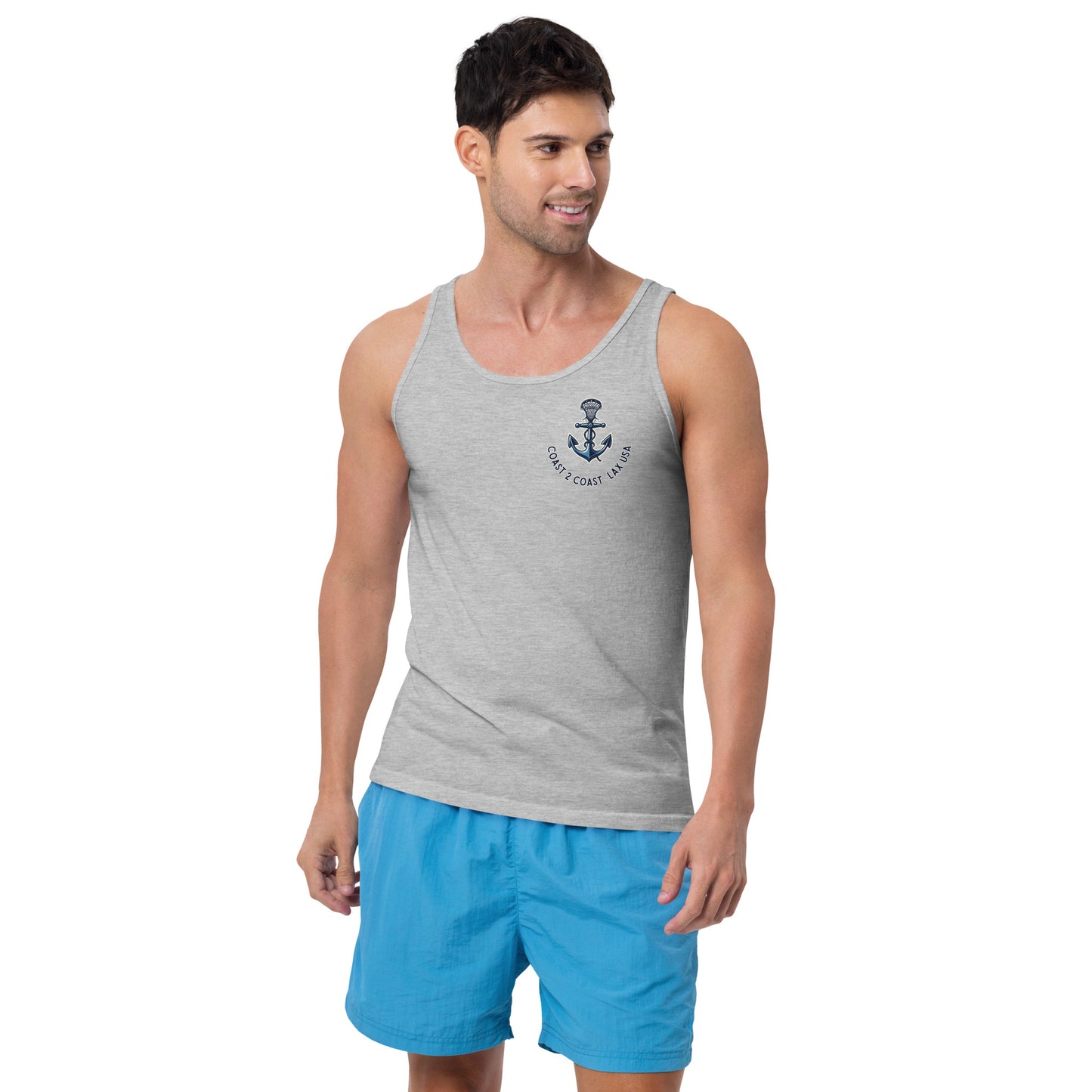 Men's Lacrosse Anchor Tank Top