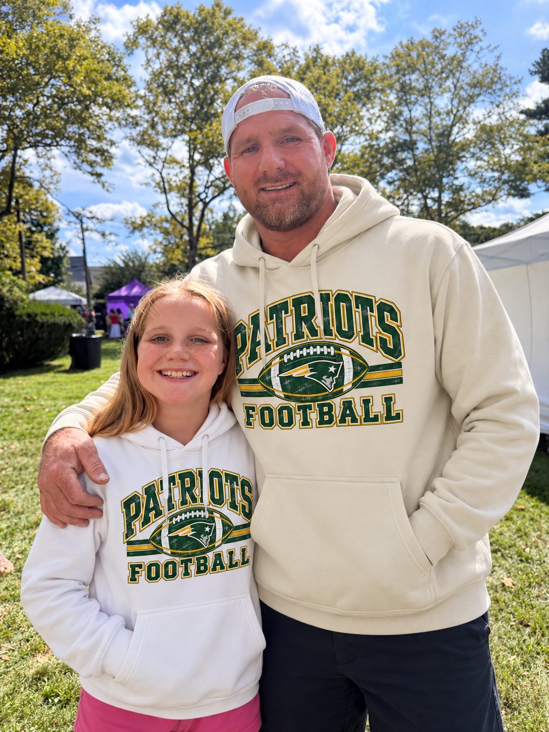 Patriots Football Box Hoodie | School Spirit