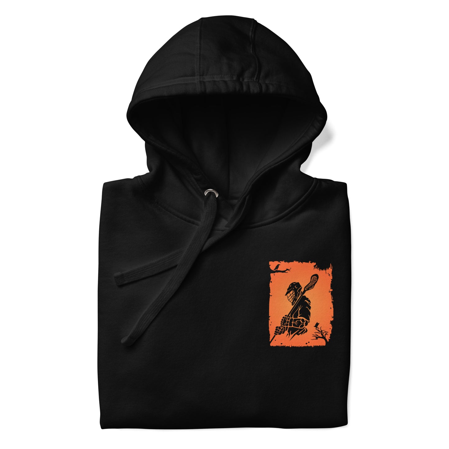 Adult Fall/Halloween Lacrosse Player Hoodie