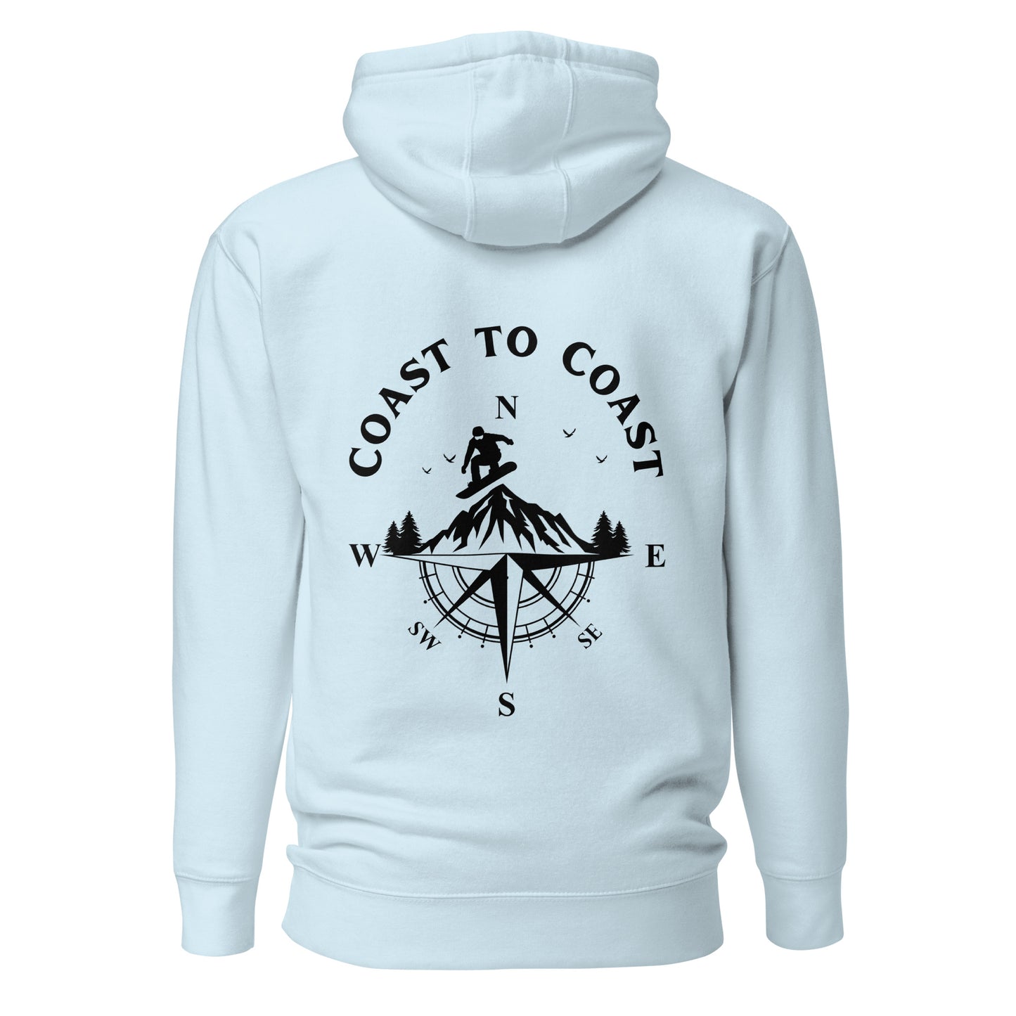 Snowboard Compass Unisex Hoodie