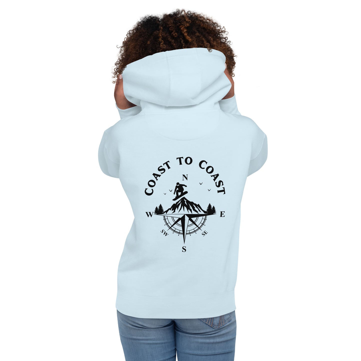 Snowboard Compass Unisex Hoodie