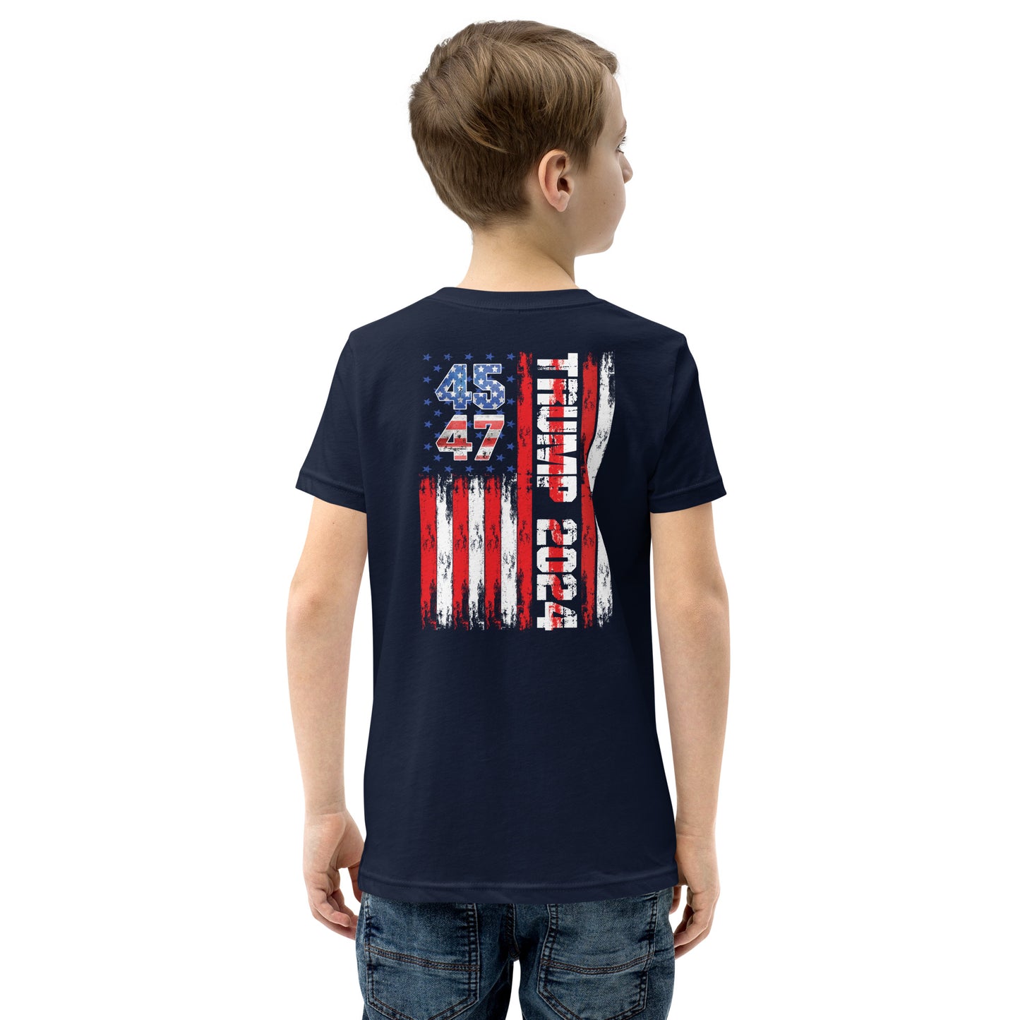 Trump 45 47th Bella Canvas Youth Tee