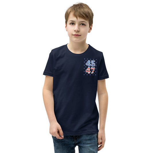 Trump 45 47th Bella Canvas Youth Tee