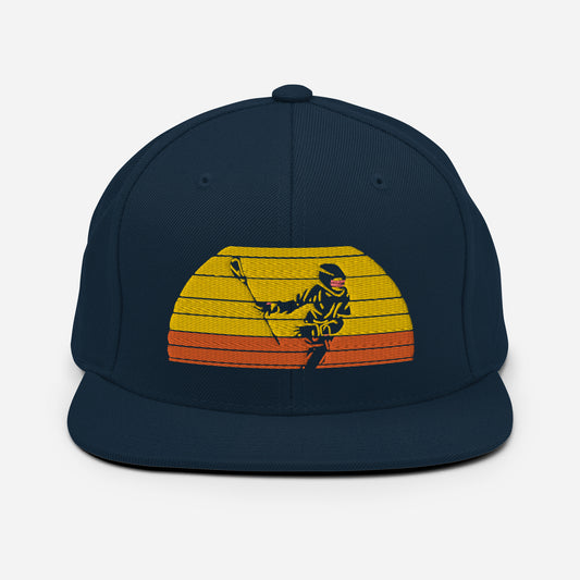 Lax Sunset Snapback Hat