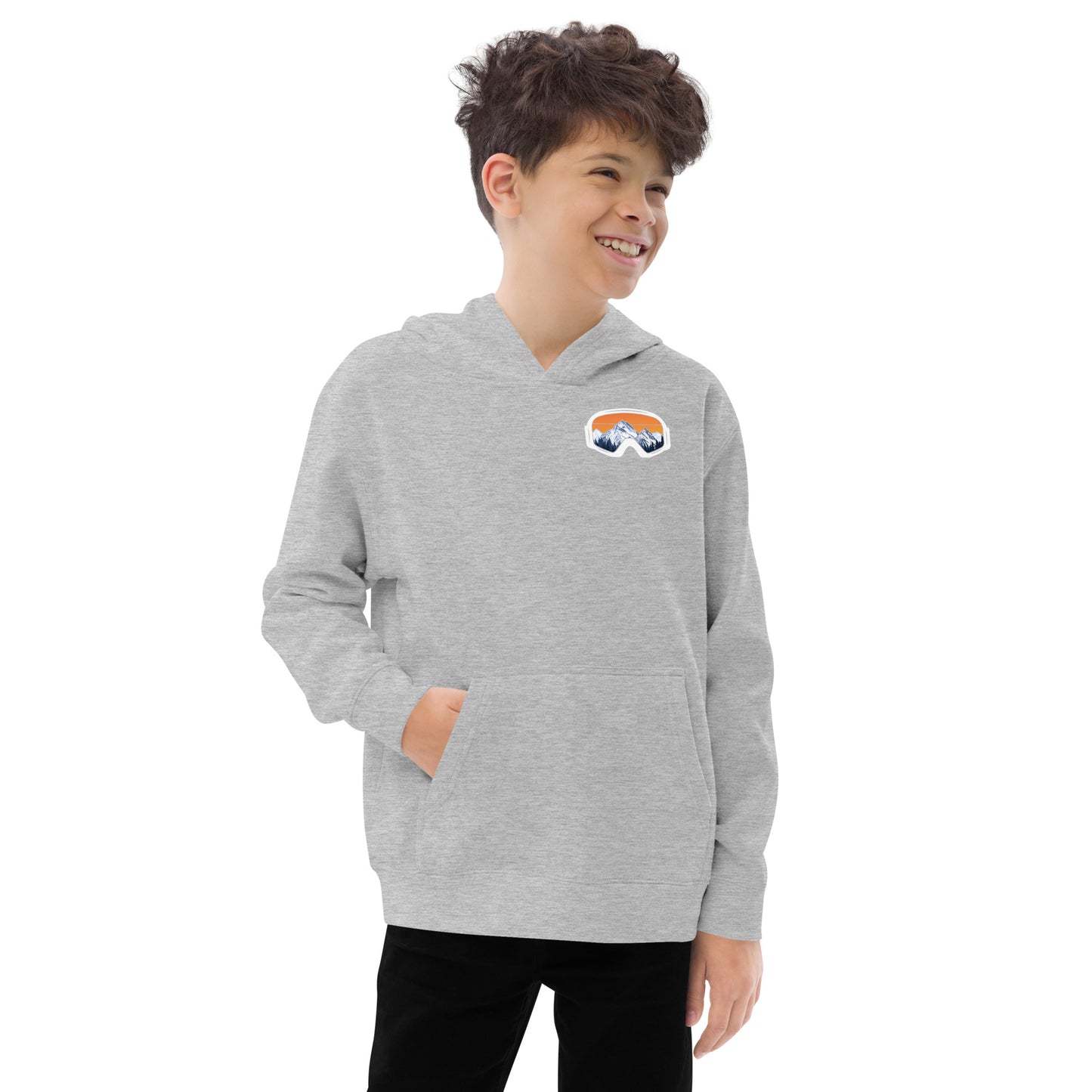 Kids Ski Lax fleece hoodie