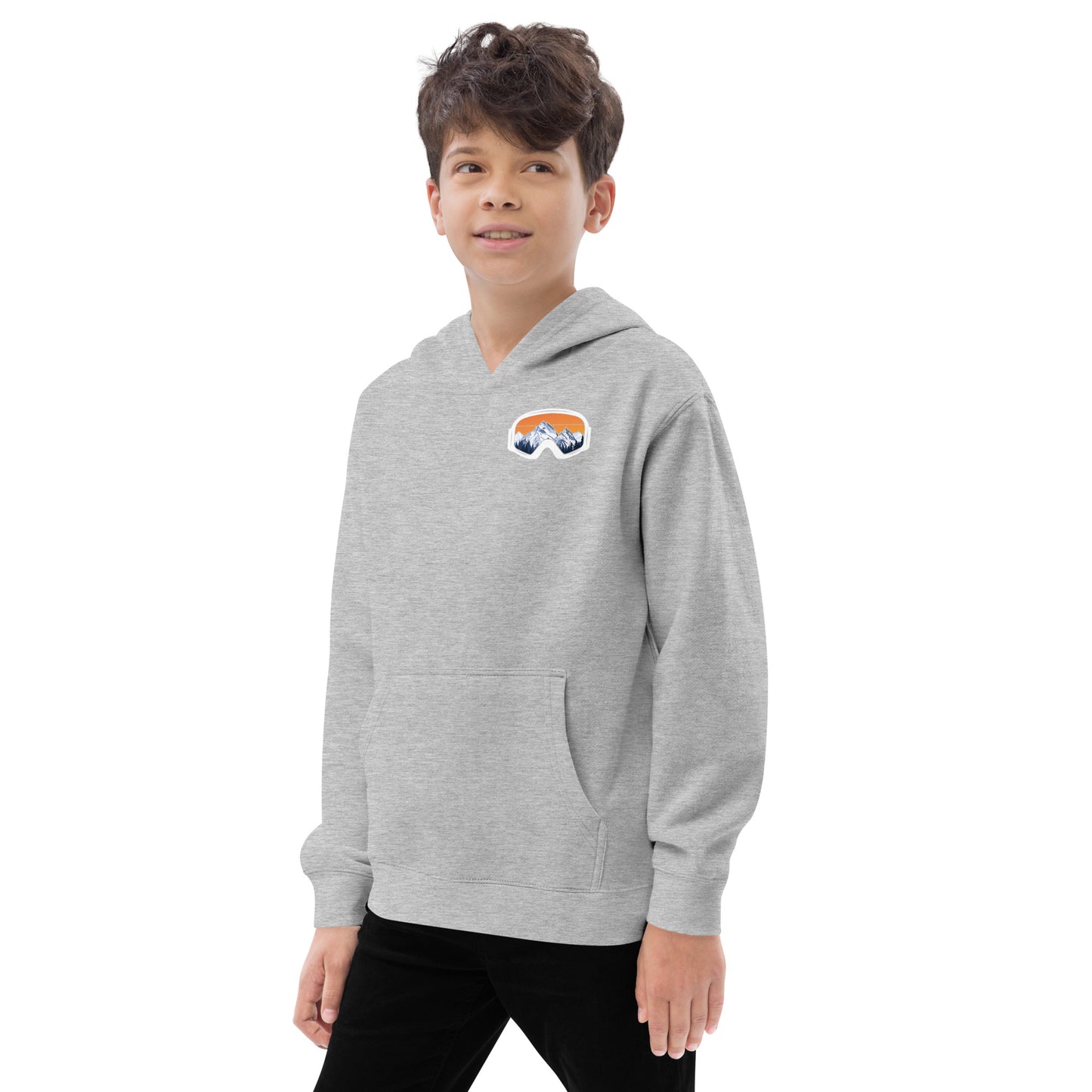 Kids Ski Lax fleece hoodie