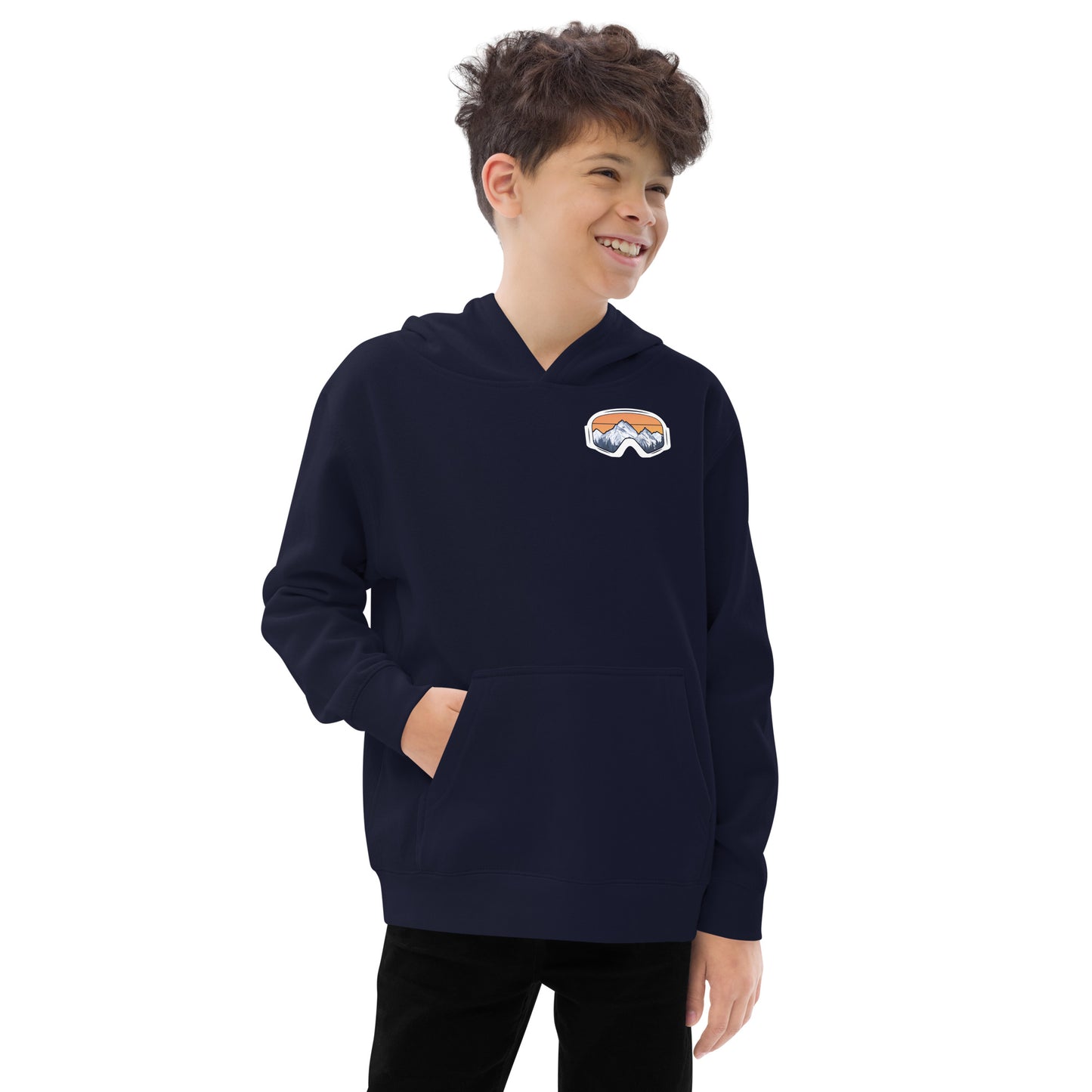 Kids Ski Lax fleece hoodie