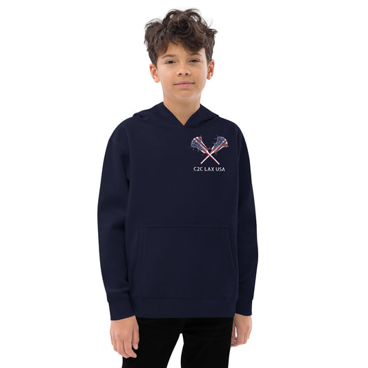 Youth C2C LAX USA Lacrosse fleece hoodie