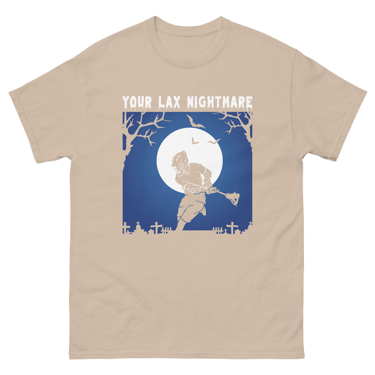 Halloween Lacrosse Nightmare Men's classic tee