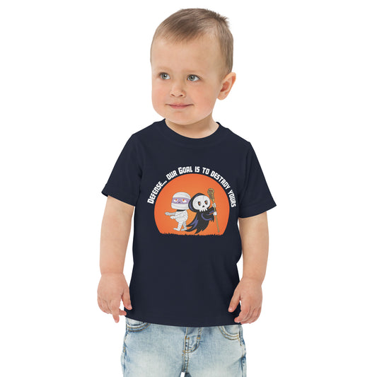 Halloween Lacrosse Toddler jersey t-shirt