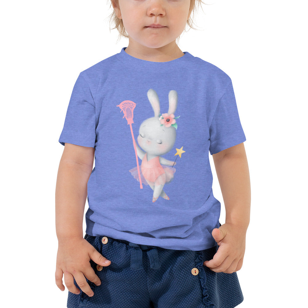 Toddler Bunny Lacrosse Short Sleeve Tee