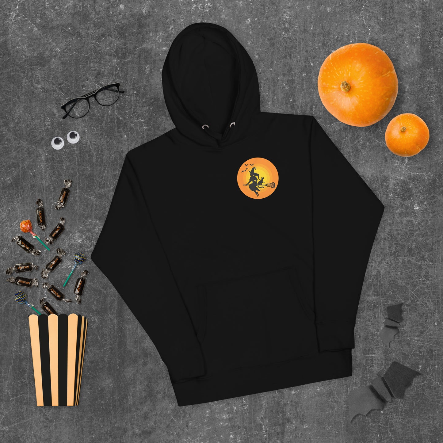 Halloween Lacrosse Witch Unisex Hoodie