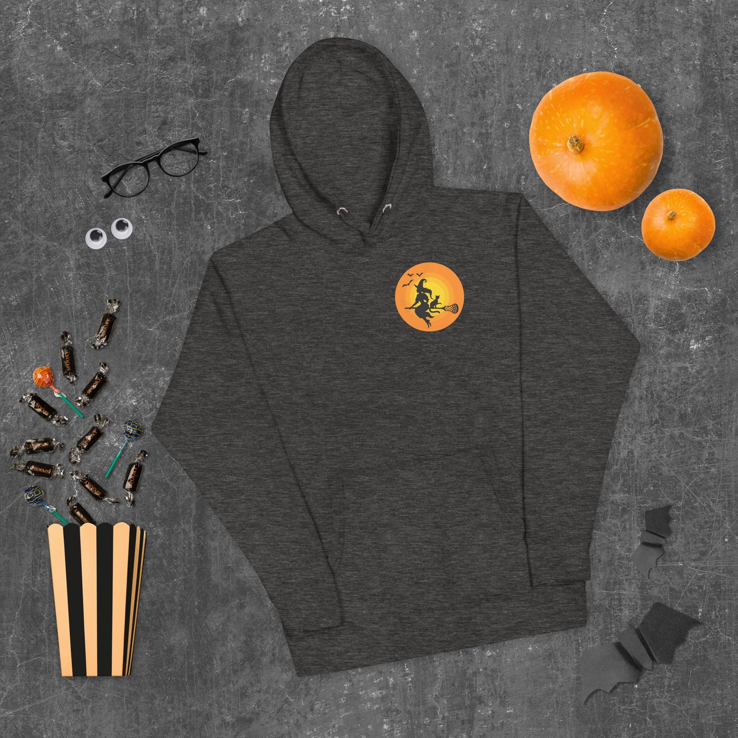 Halloween Lacrosse Witch Unisex Hoodie