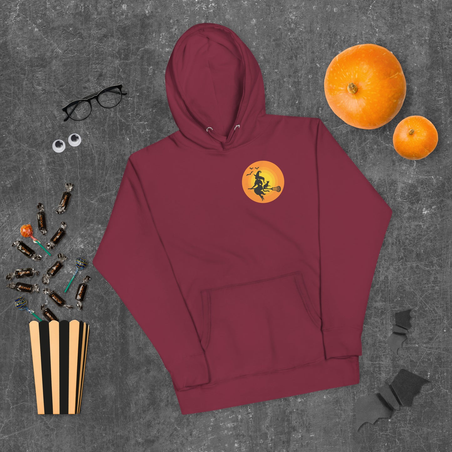 Halloween Lacrosse Witch Unisex Hoodie