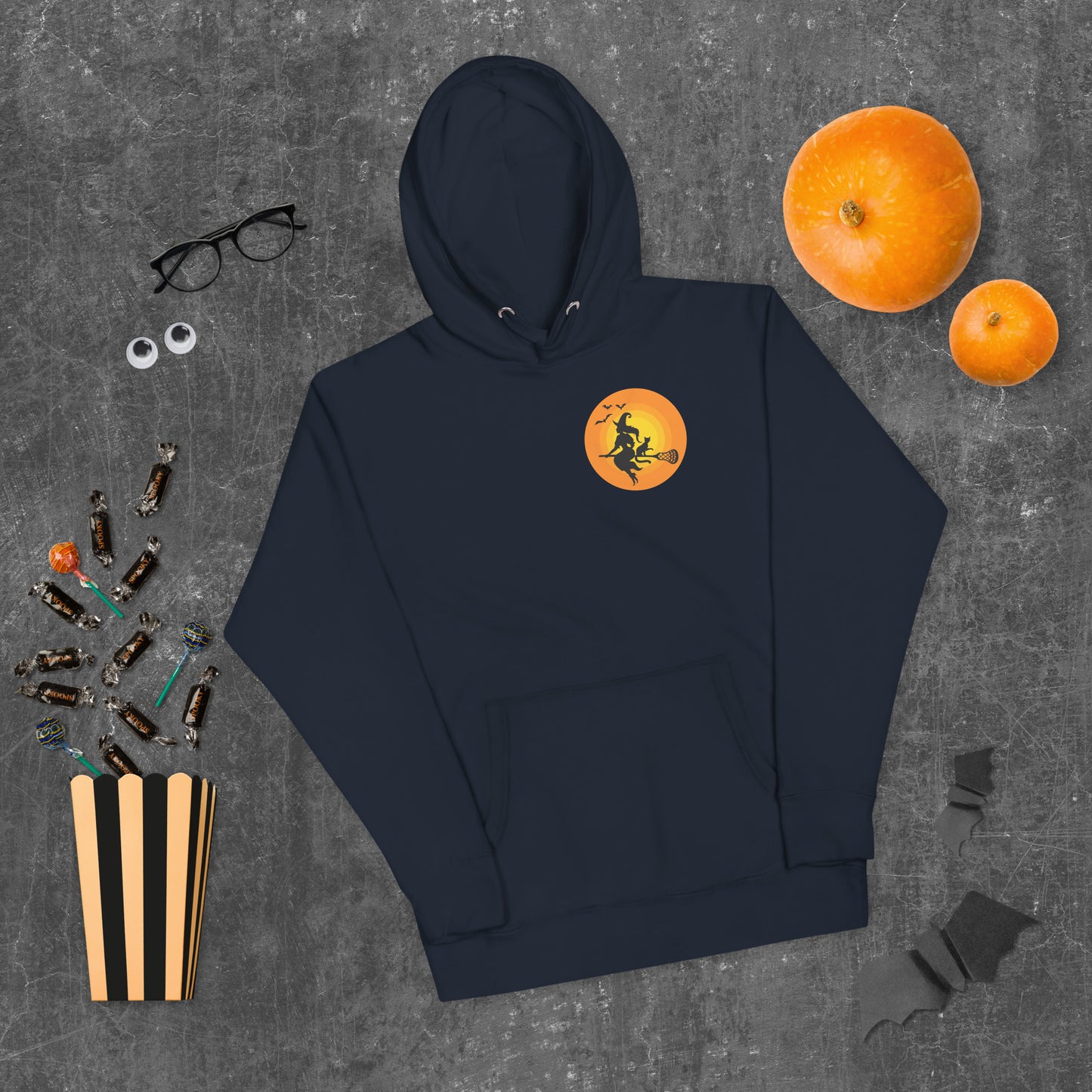 Halloween Lacrosse Witch Unisex Hoodie