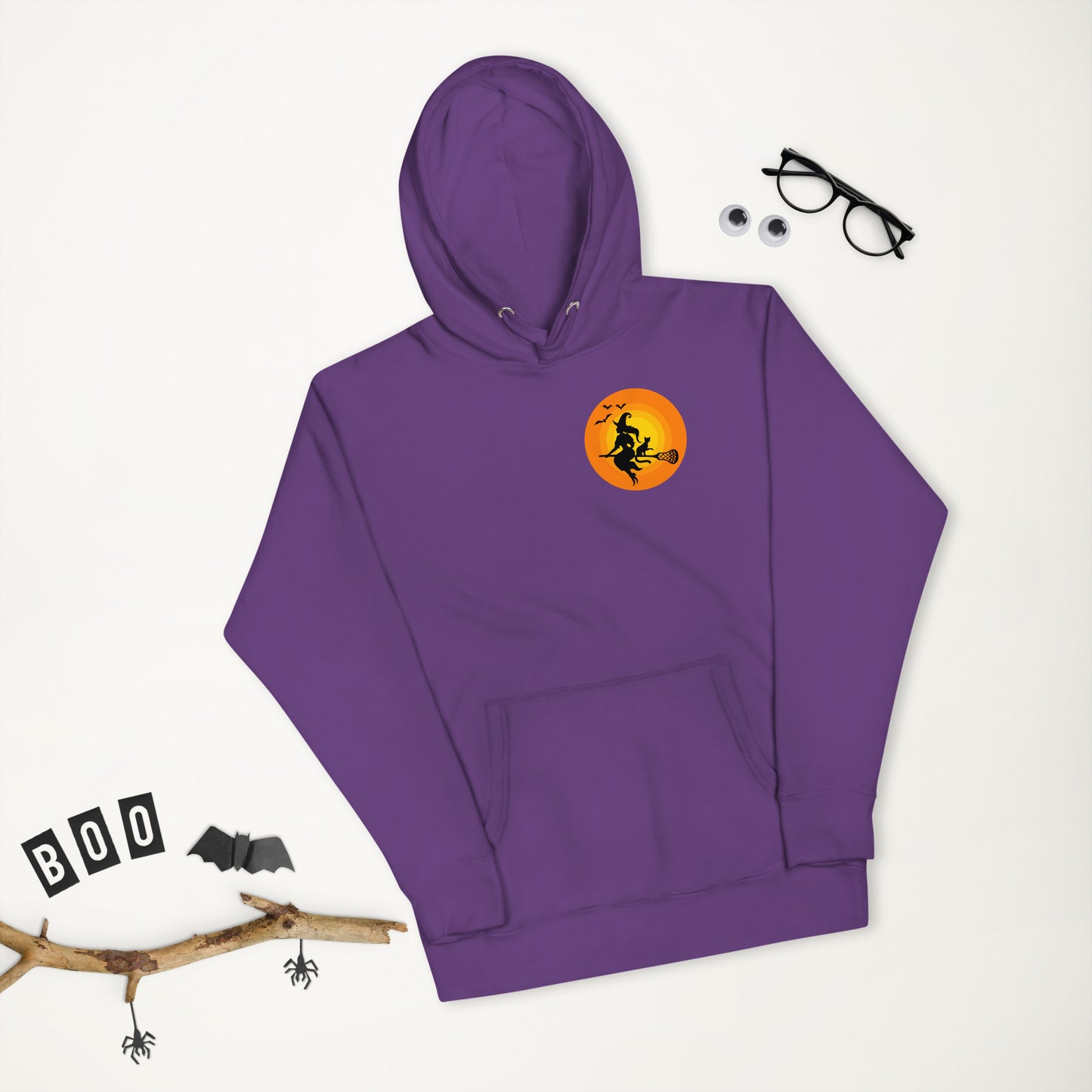 Halloween Lacrosse Witch Unisex Hoodie