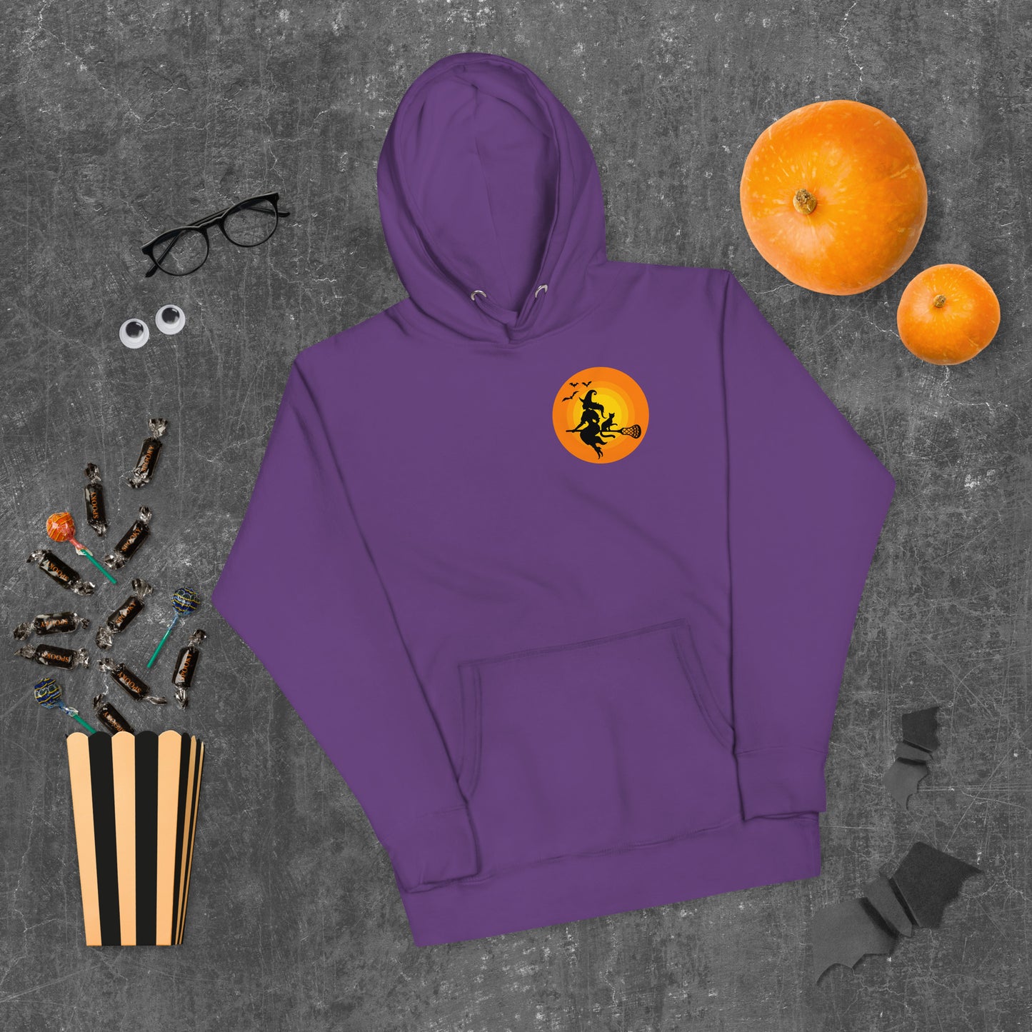 Halloween Lacrosse Witch Unisex Hoodie