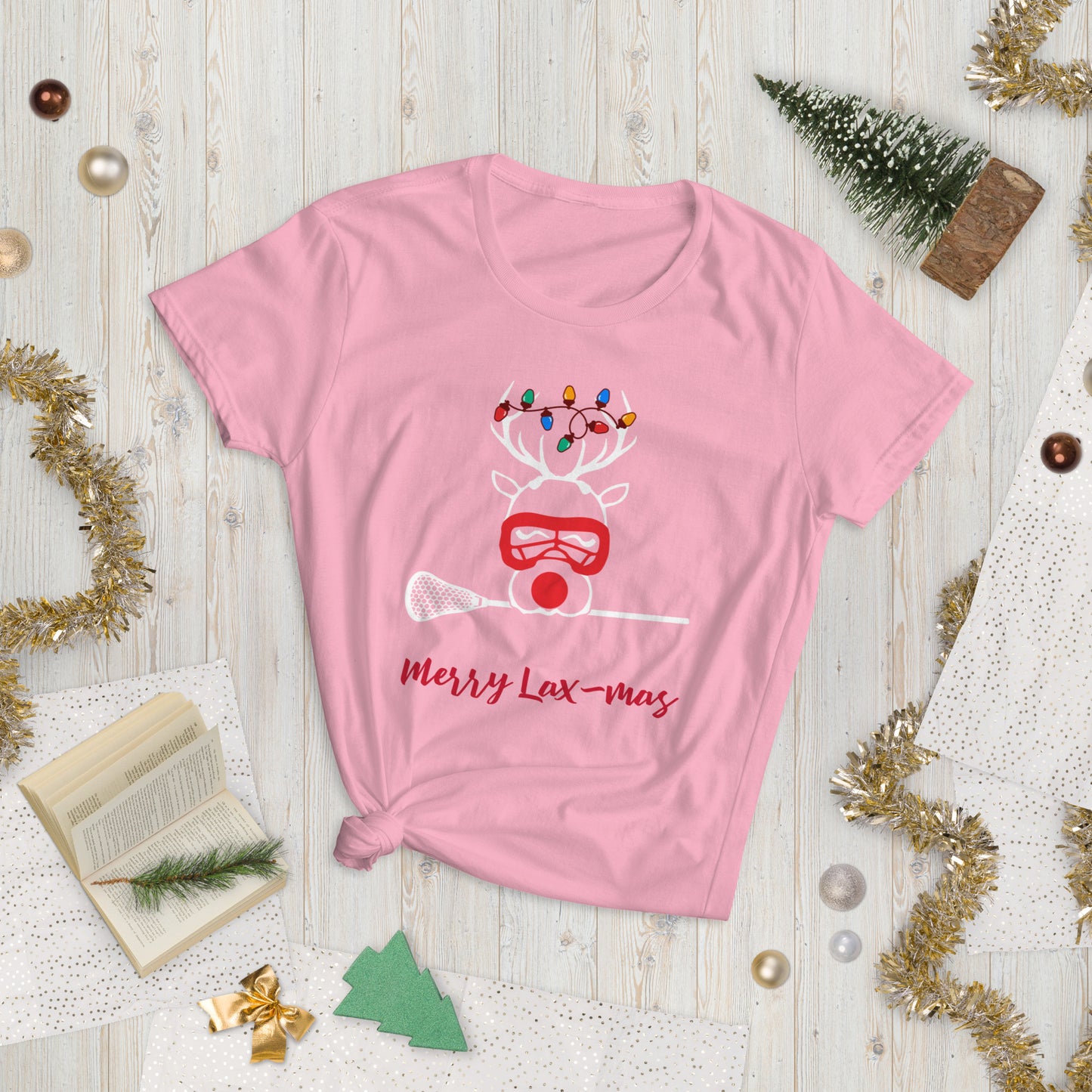 Women's Merry Lax-mas short sleeve t-shirt